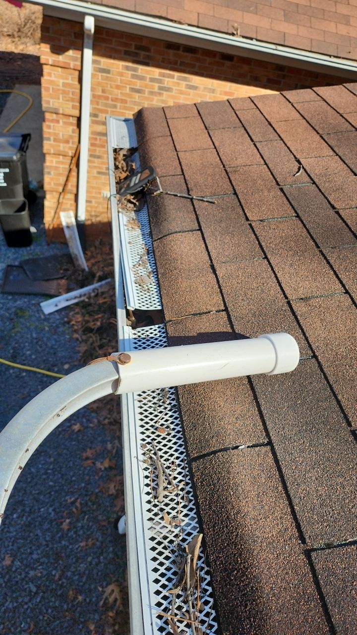 Gutter and Roof cleaning using cleaner by G&H Home Tech Pros LLC