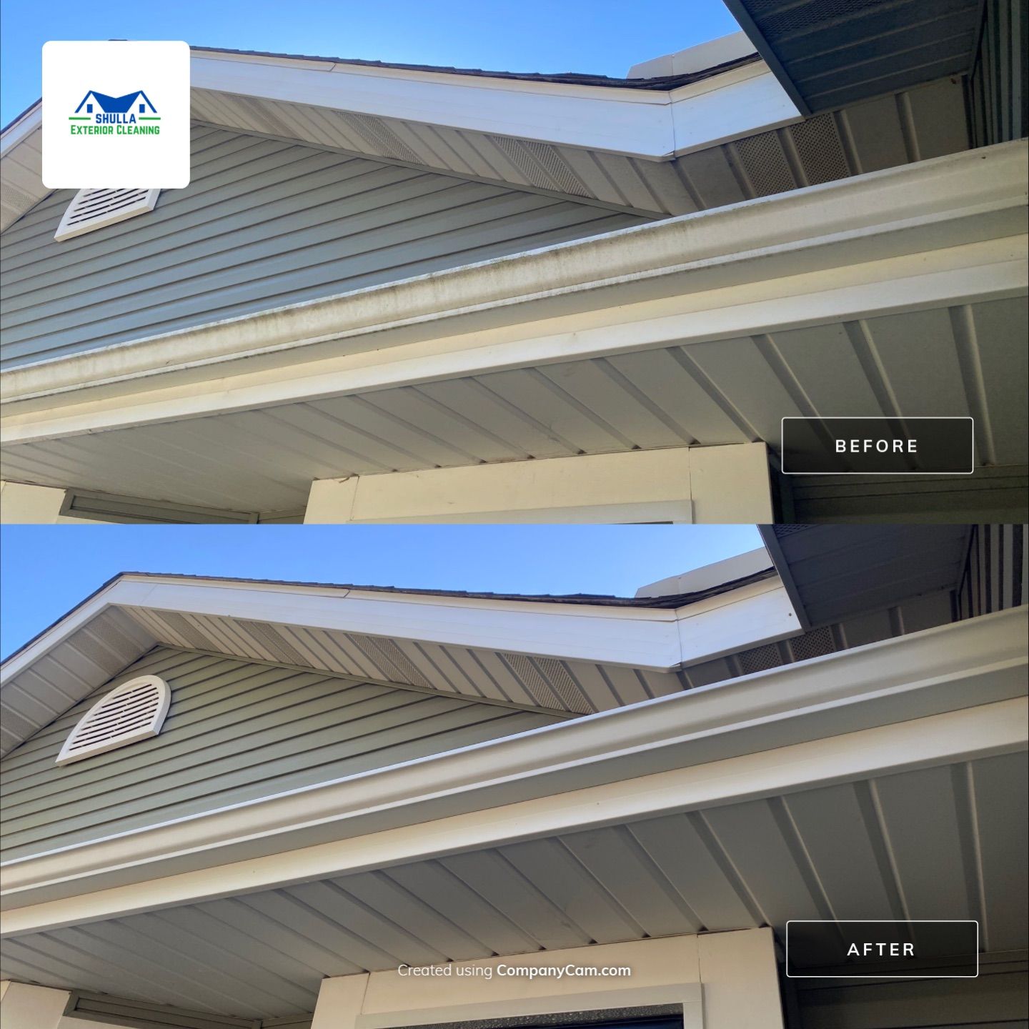 House wash and window clean by Shulla Exterior Cleaning