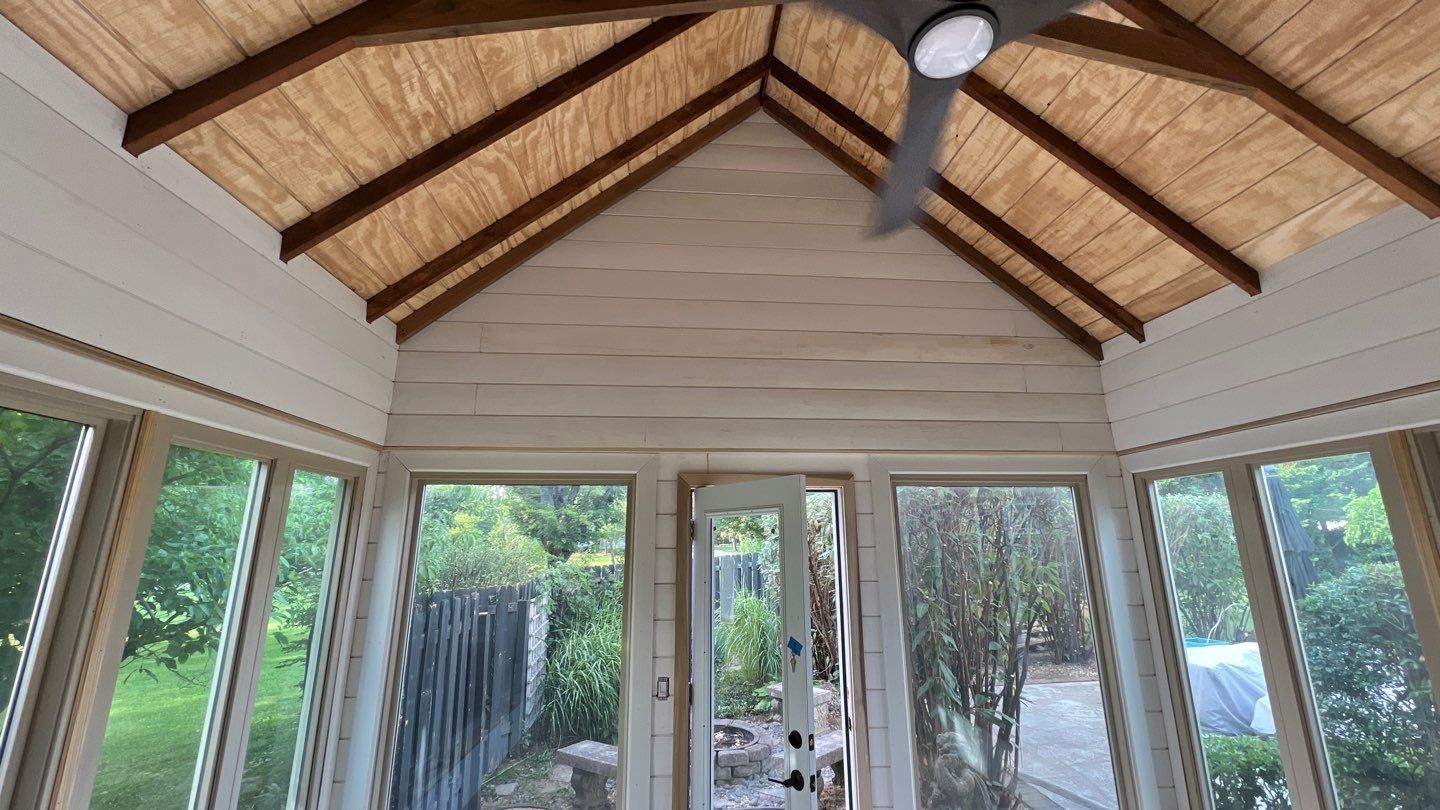 Exterior Painting using Romabio Masonry Flat by Nashville House Painters