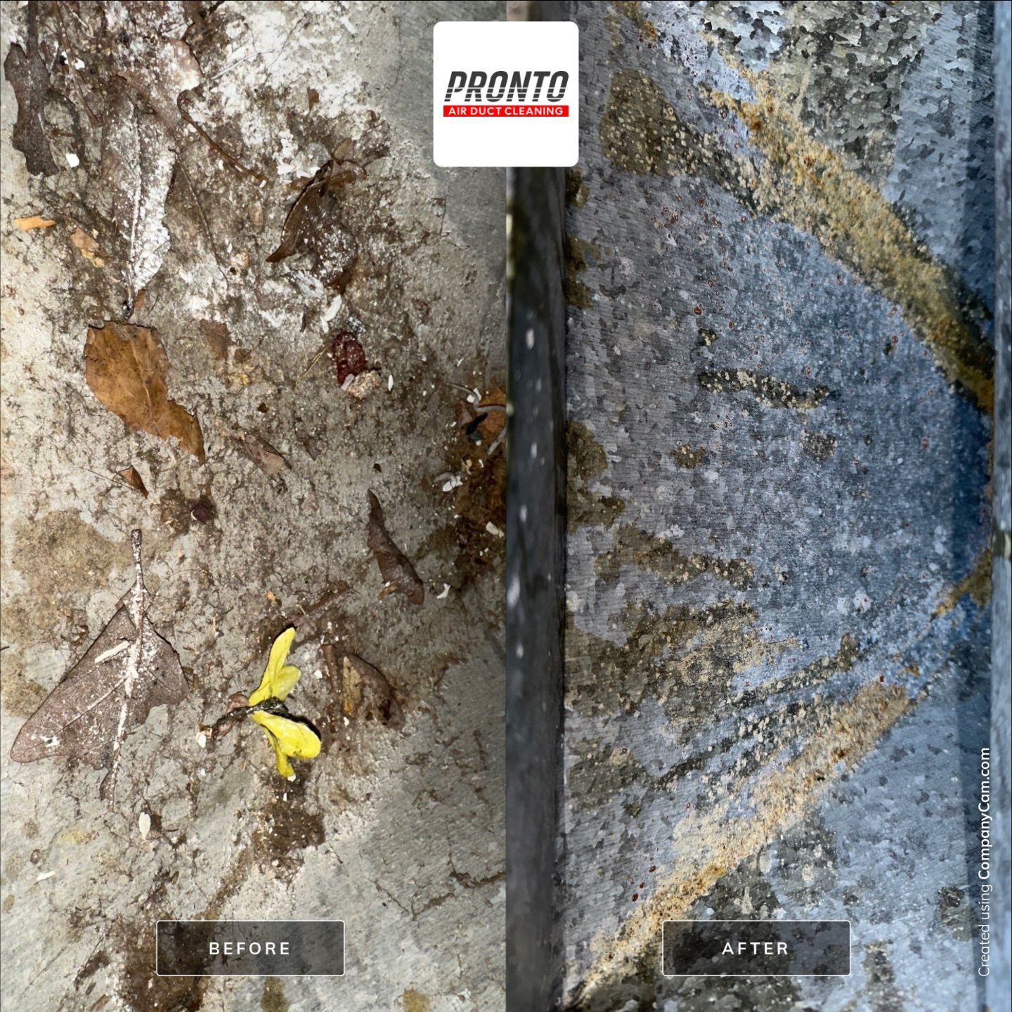 Air duct cleaning using Commercial vaccum by Pronto Air Duct Cleaning