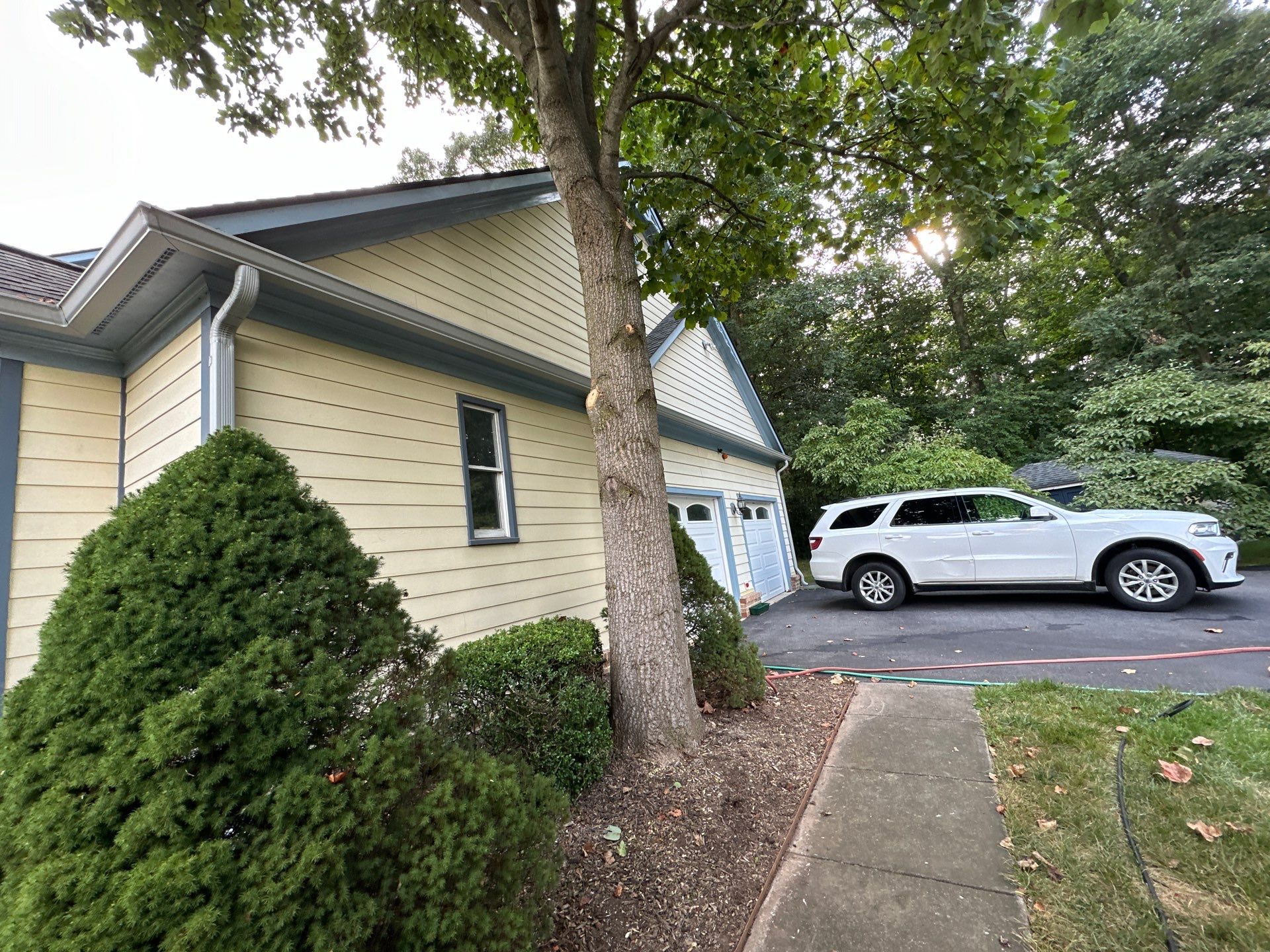 Full Exterior House Washing for Woodbine Victorian Residence by Baltimore Pressure Washers Inc.