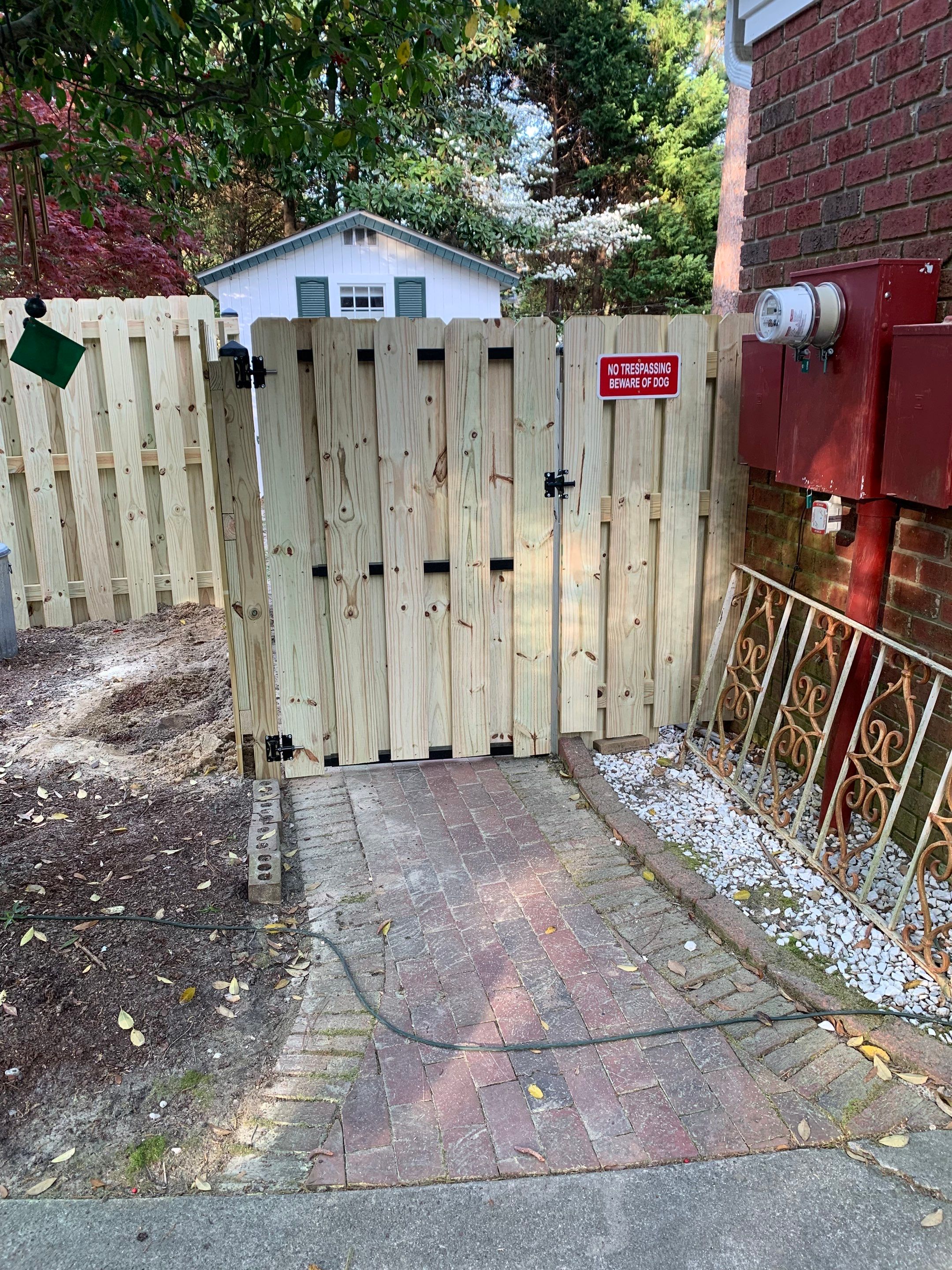 Project in Historic Pinehurst by Superior Fence and Rail