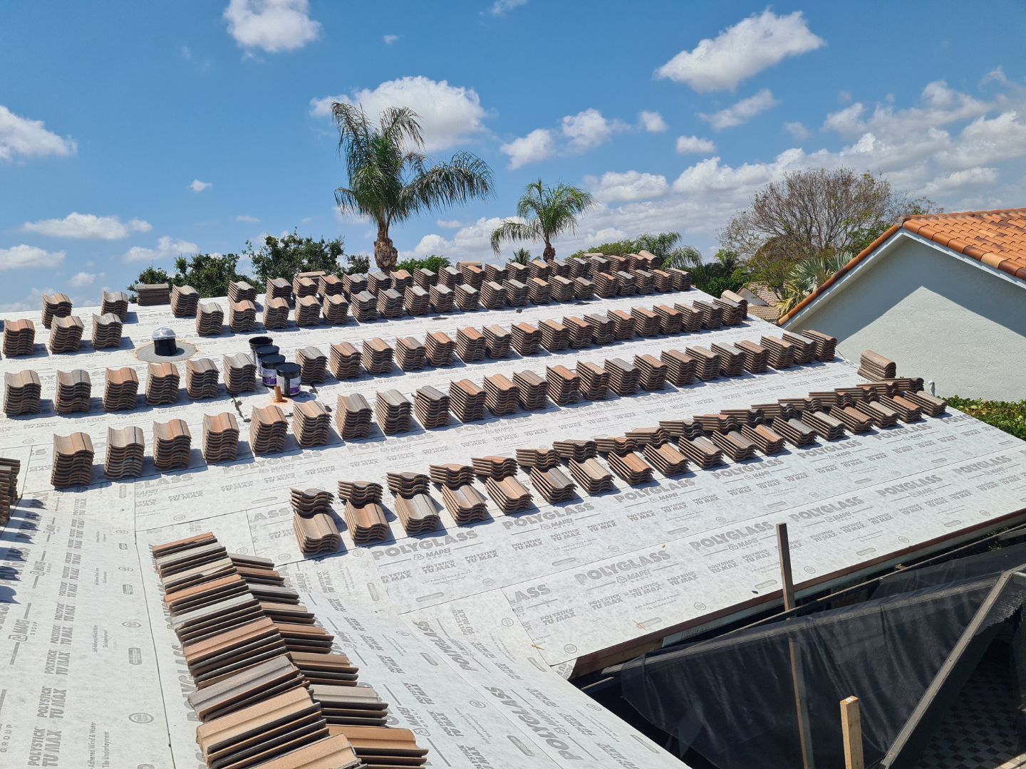 Residential Roofing Installation using Eagle Roofing Tile by BLUES BROTHERS ROOFING