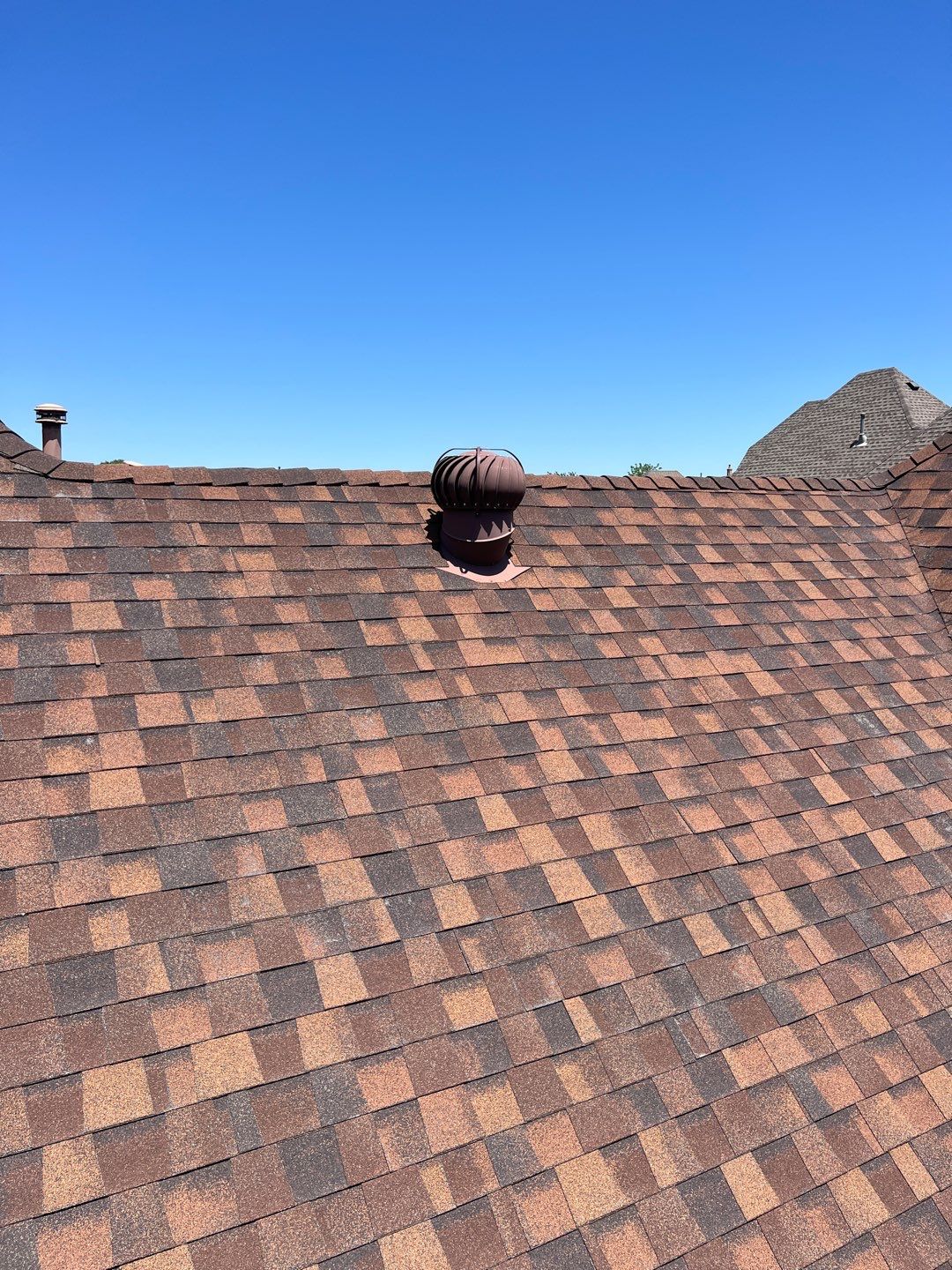 Residential Roofing Installation using Certainteed Landmark with custom Copper Turret by Becker Roofing and Exteriors