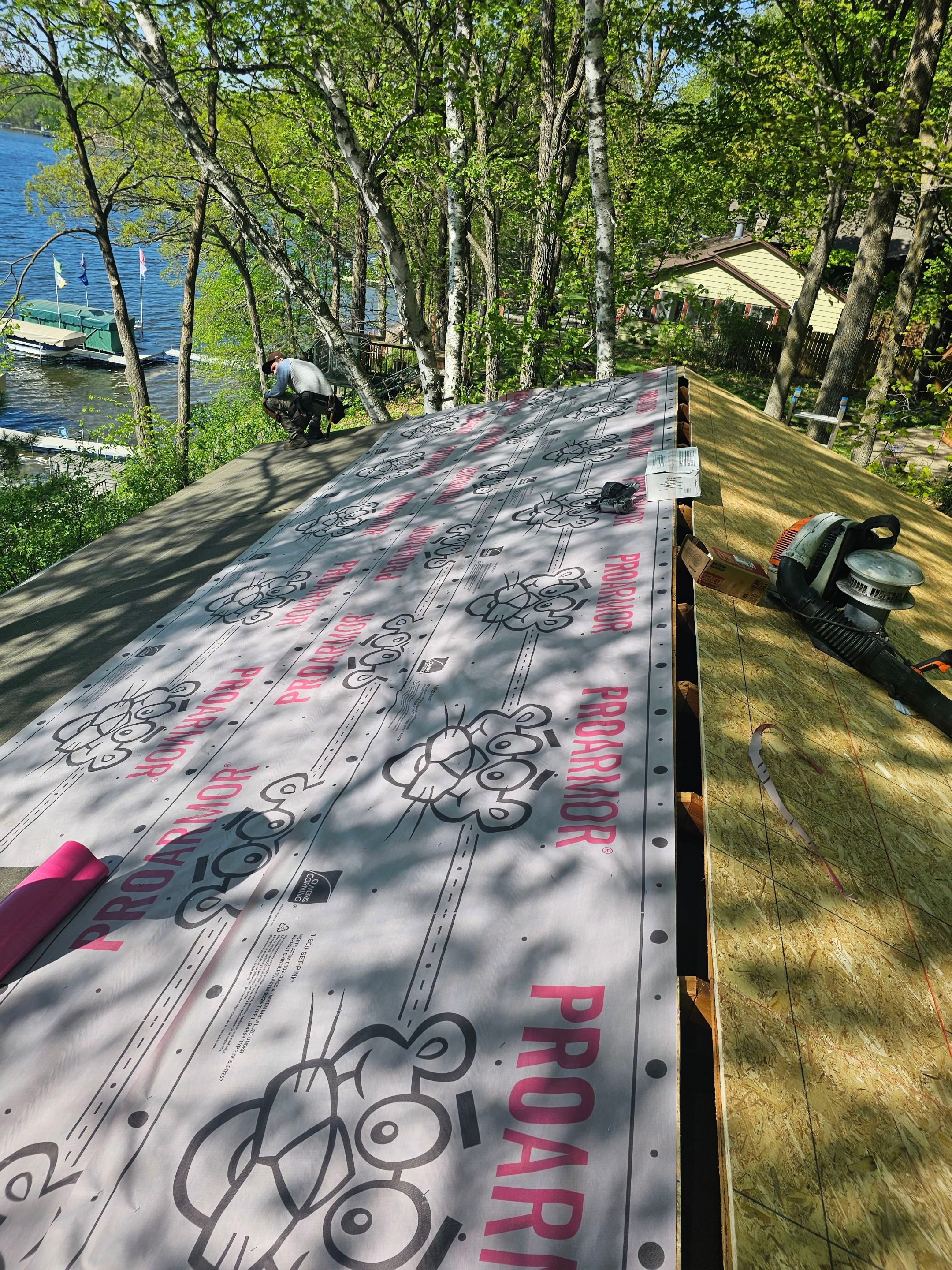 Project in Nisswa by CoMitted 365 Roofing & Exteriors 