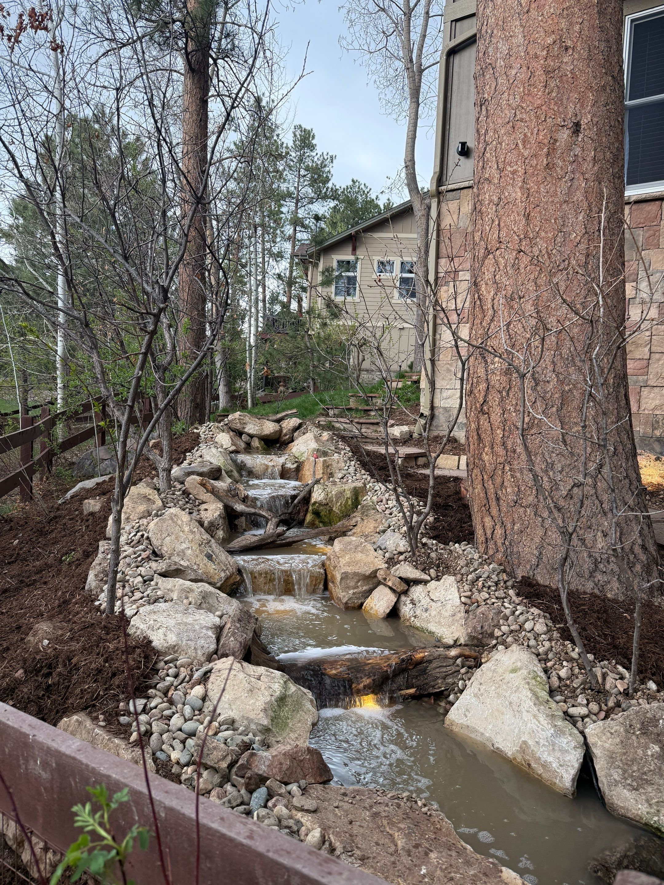 Pondless in Castle Pines by JRM landscape & design