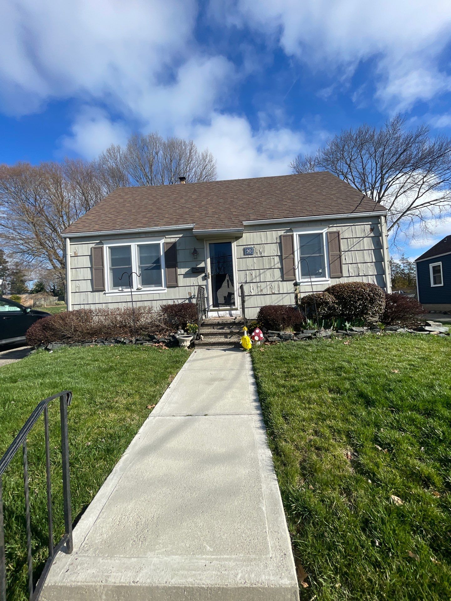 New Vinyl Siding Installation for Milford Home and Detached Garage by A Plus Exterior