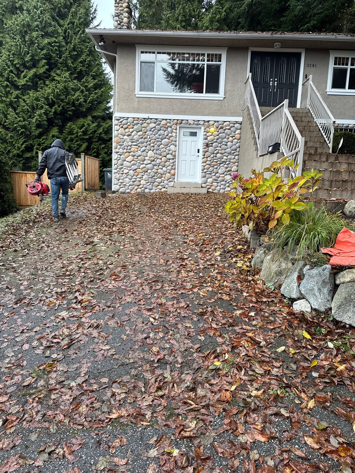 Leaf removal by YVR Construction Group