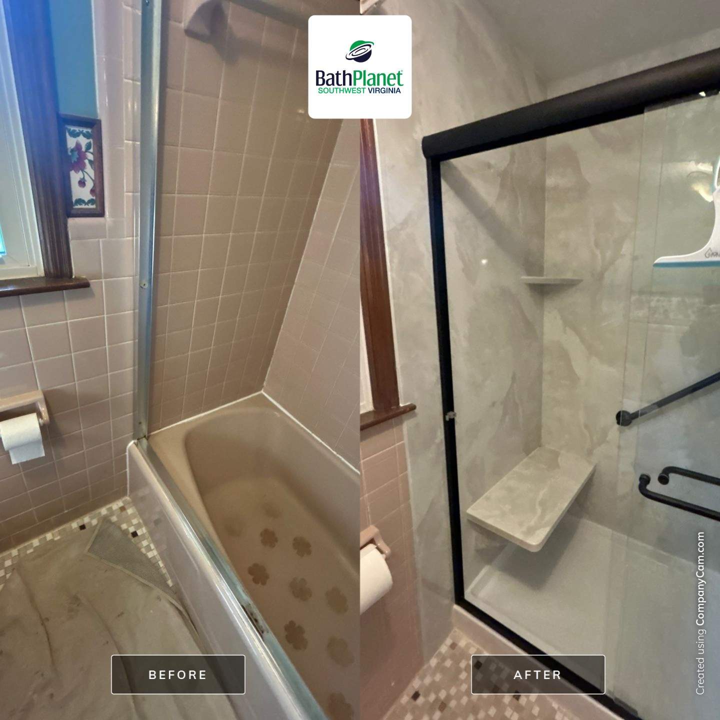 Tub to Shower by BathPlanet SW Virginia