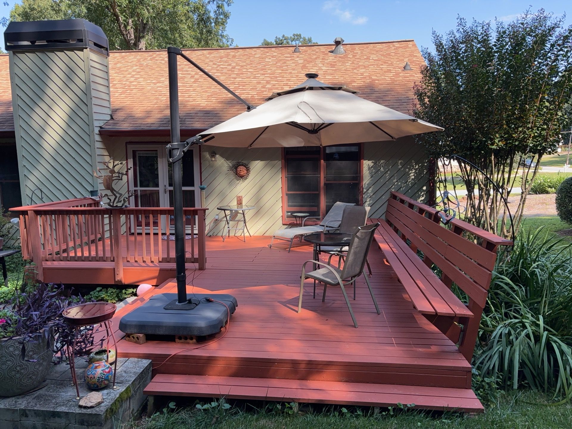 Exterior Painting and Deck Stain in Stone Mountain, GA by Nelson Exteriors