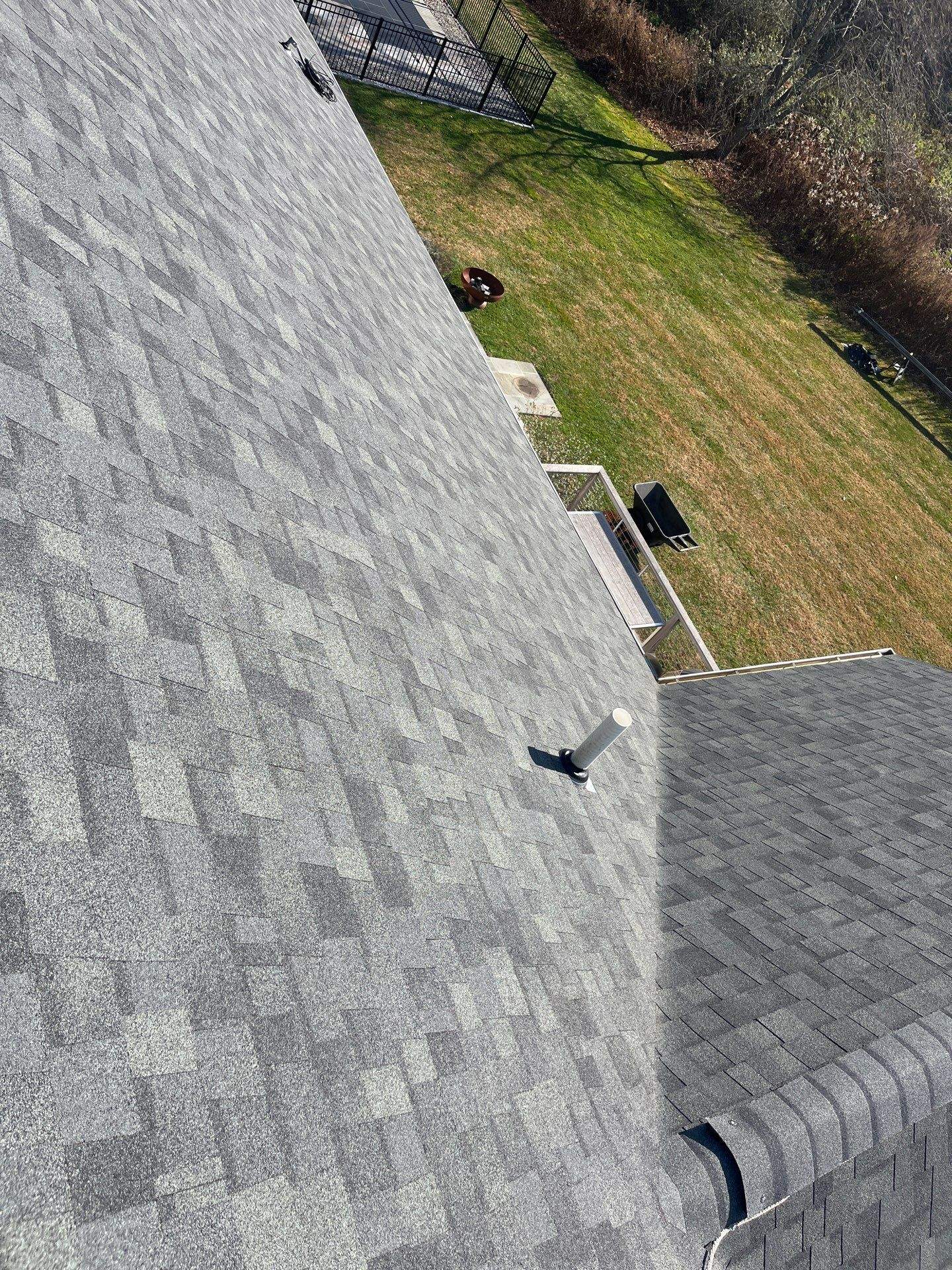 Commercial Roofing Installation using Owens Corning TruDefinition Duration - Estate Gray by A Plus Exterior