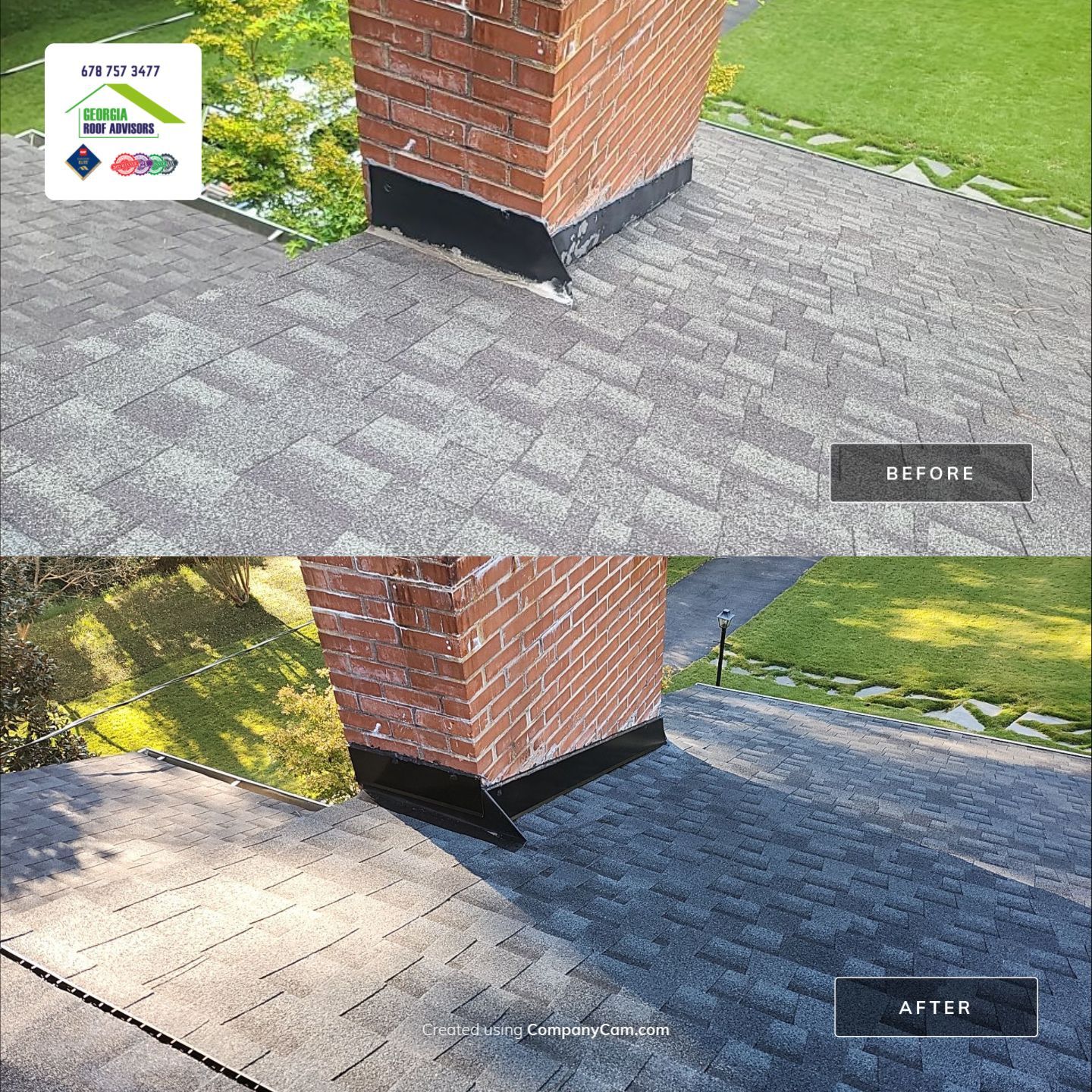 Roof Replacement and Pipe Boot Repair by Georgia Roof Advisors