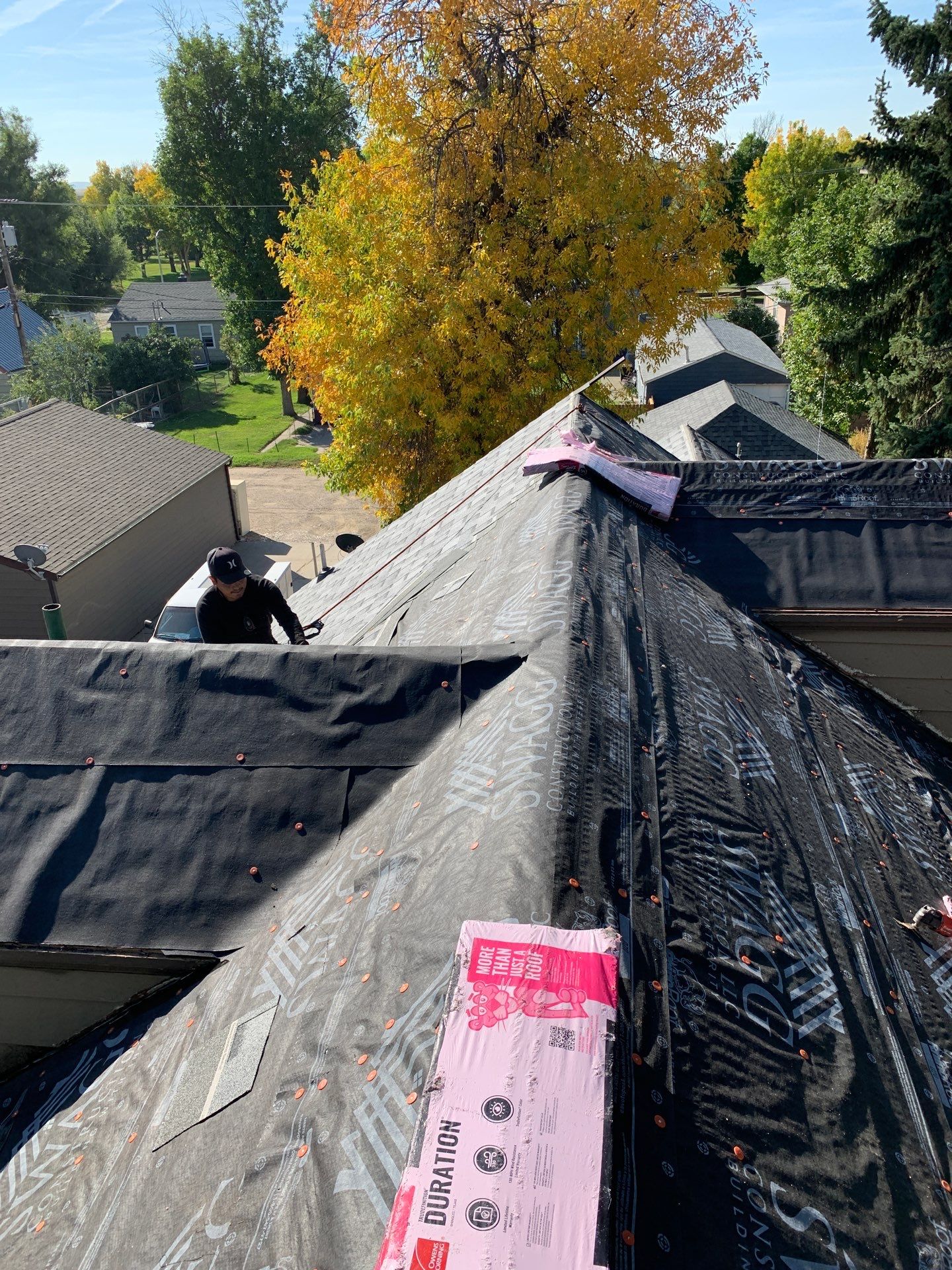 Residential Roofing Installation using Owens Corning Shingles in Havre, Montana by swagg construction