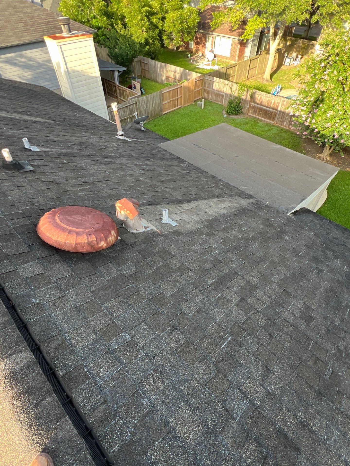 Hail Damage using Owen's Corning Duration (Lifetime) Shingles by Roof Repair Company