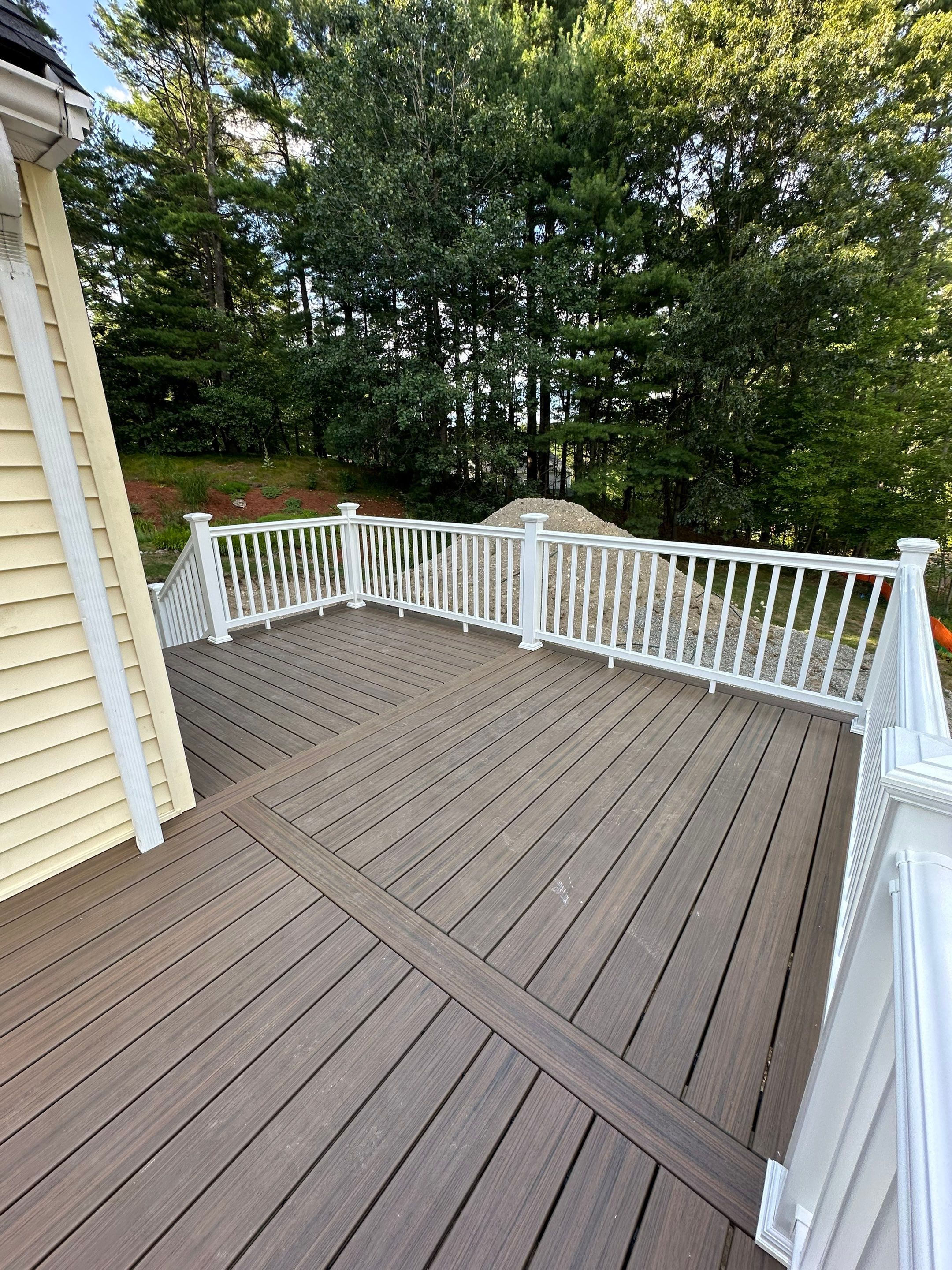 New Deck buit in Medfield MA by UBrothers Construction