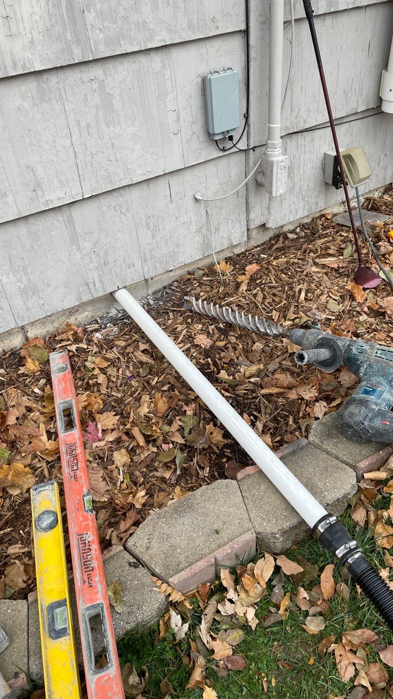 Drain tile & a sump pump for Ruth by Waterproofing Northeast