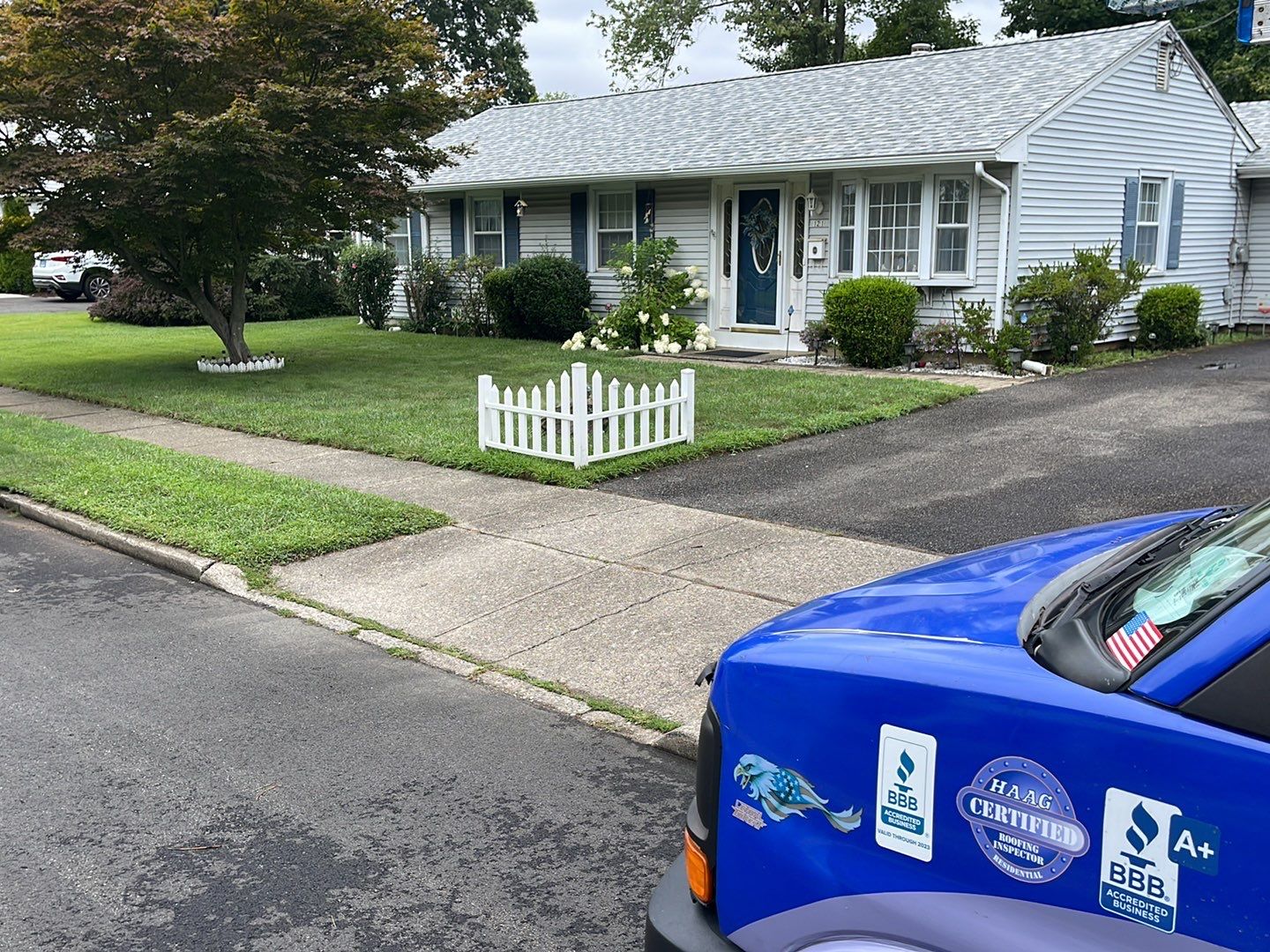 Residential Roofing Installation using Owens Corning TruDefinition Sierra Gray by A Plus Exterior