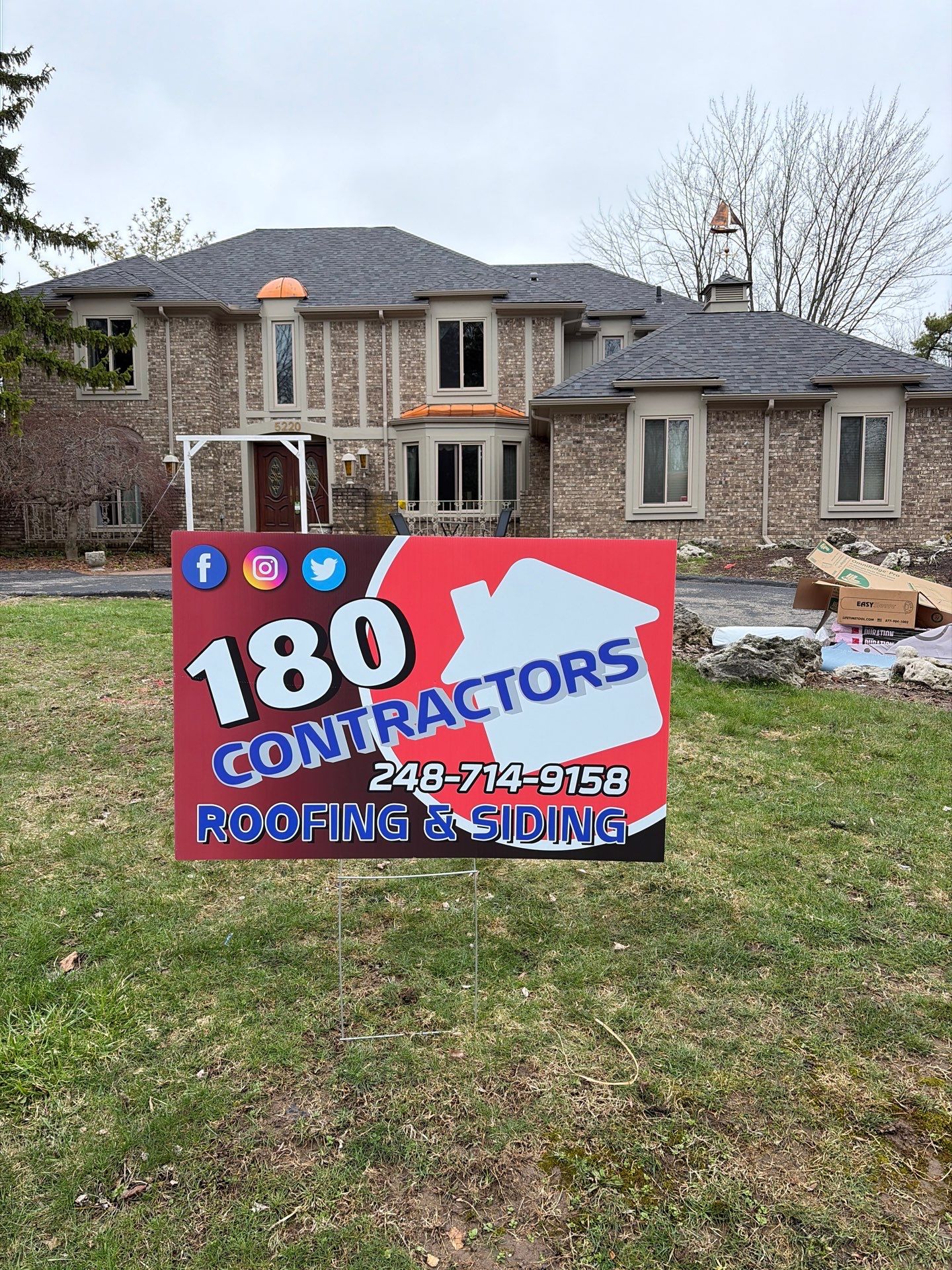 Roof replacement using Owens Corning Starter Shingles by 180 Contractors