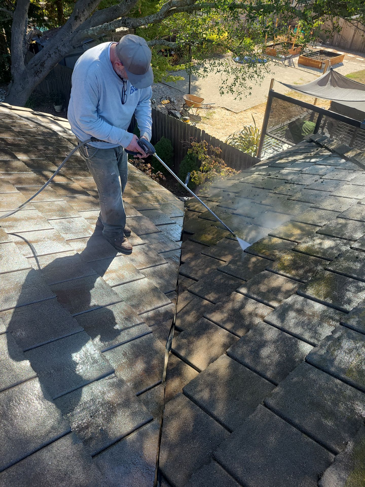 Roof Restore using Valley Armor and Tile Roof Cleaning by Byers Enterprises 