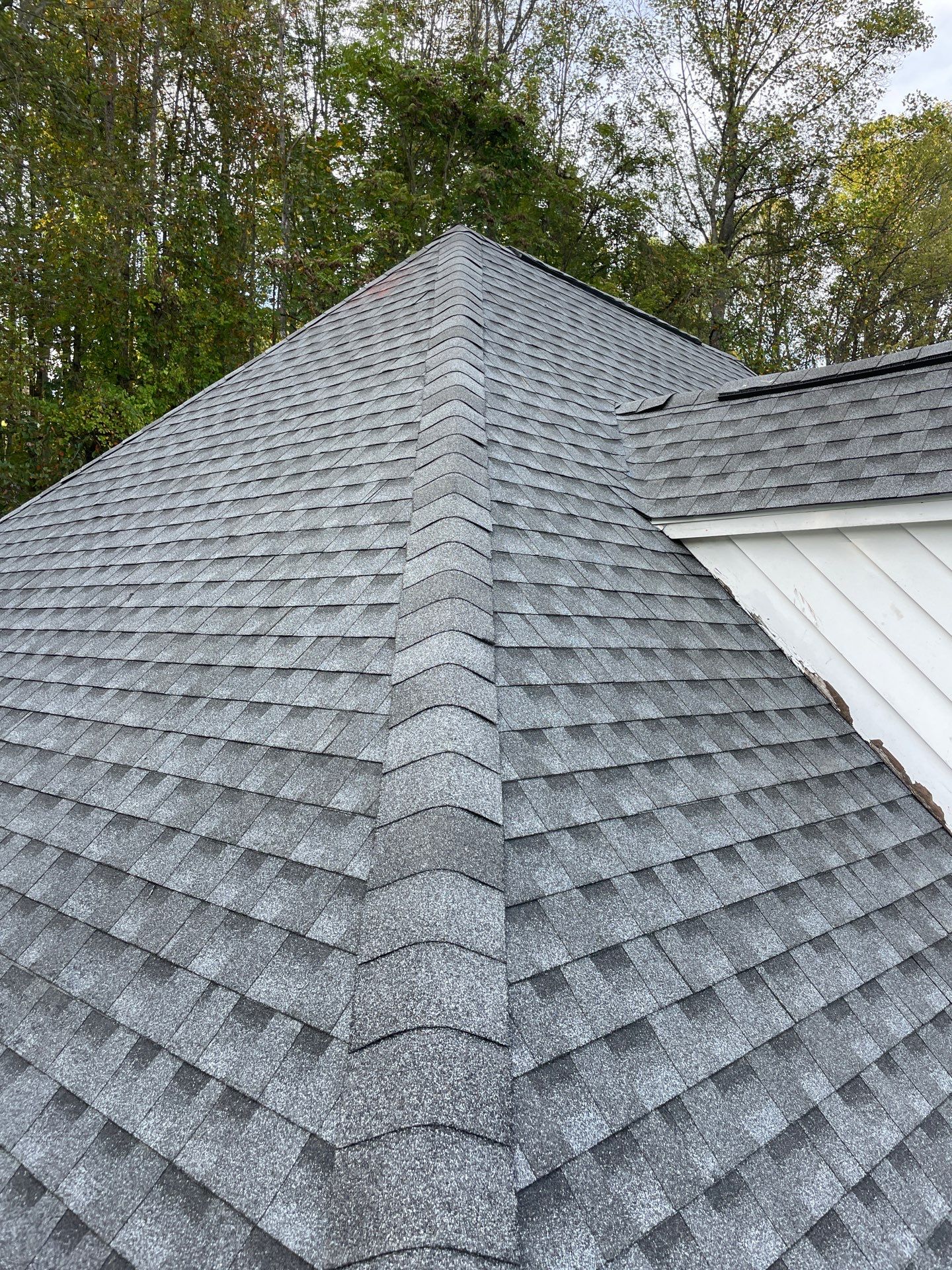 Residential Roofing Installation using GAF Timberline HDZ Pewter Gray by Rainstoppers Roofing