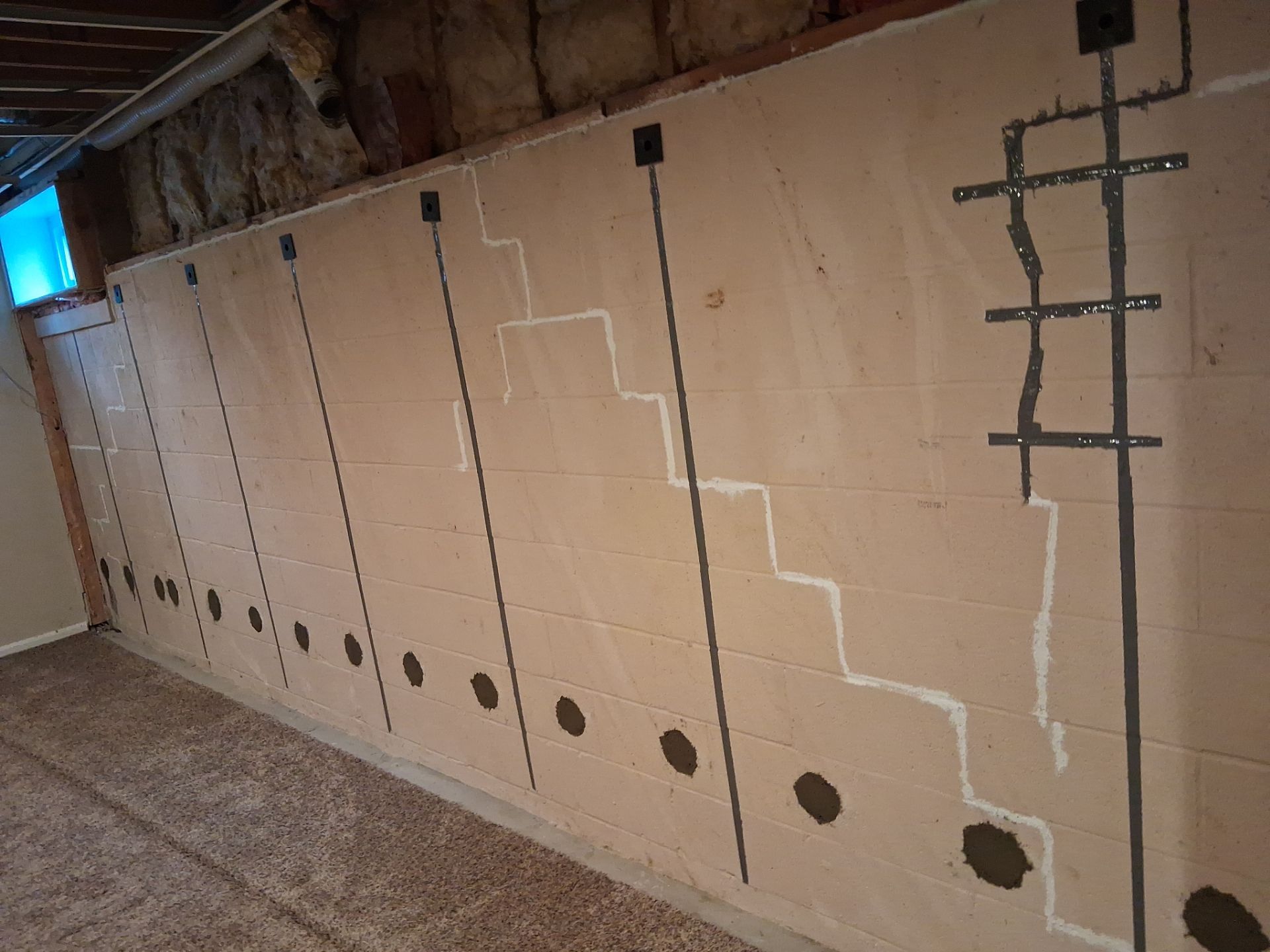 Embedded Fiber Reinforcement by Toledo Basement Repair 