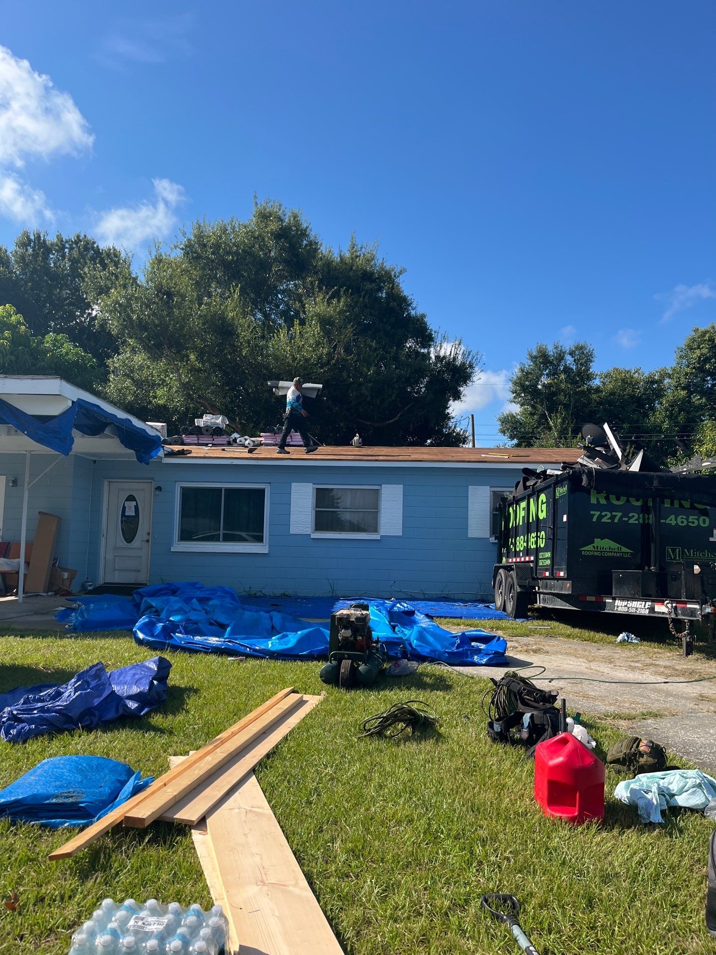 Project in Pinellas Park 33782 by Mitchell Roofing Company LLC 
