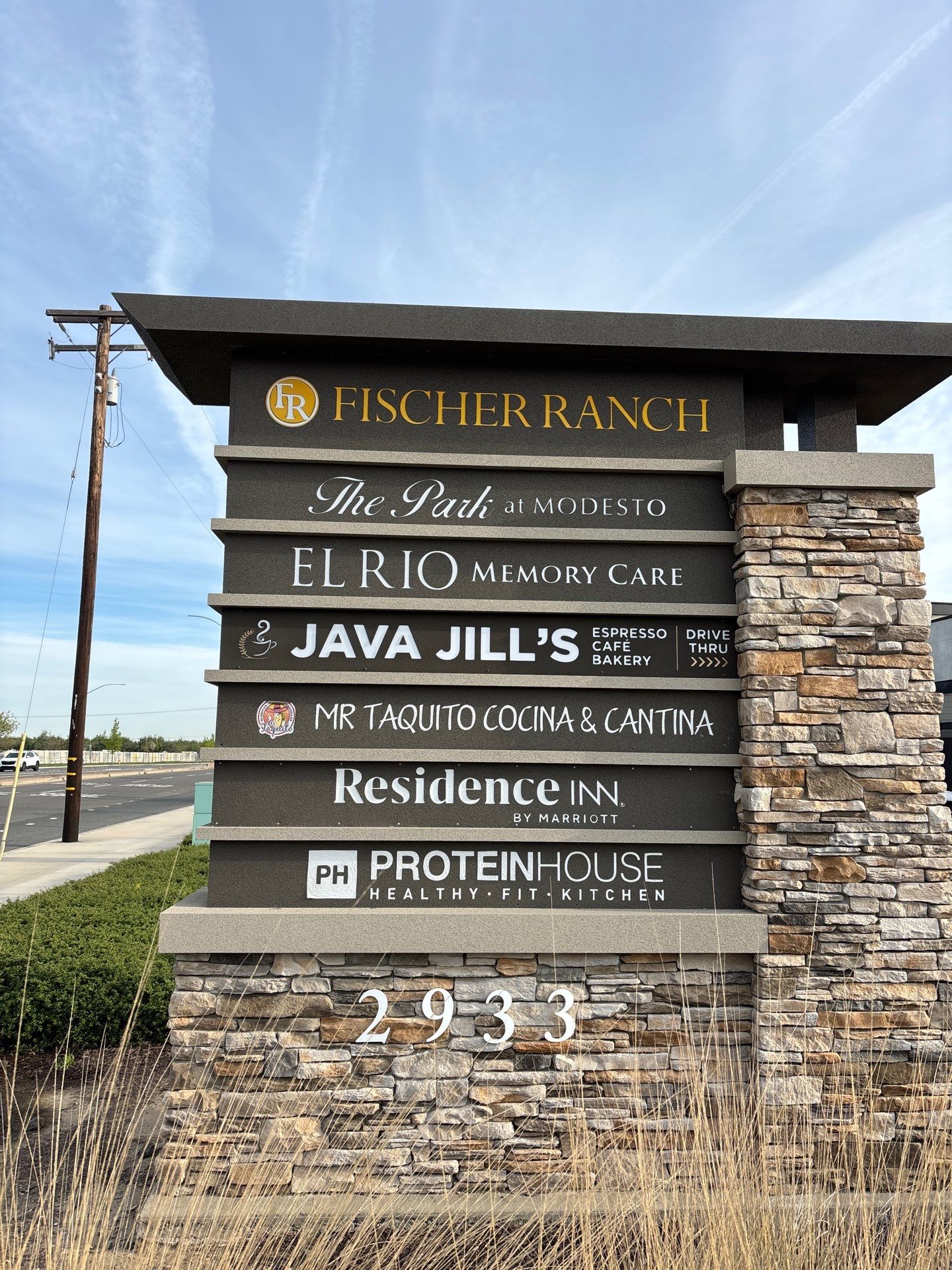 Commercial Signage Package and Monument Sign Installation in Modesto by City Signs