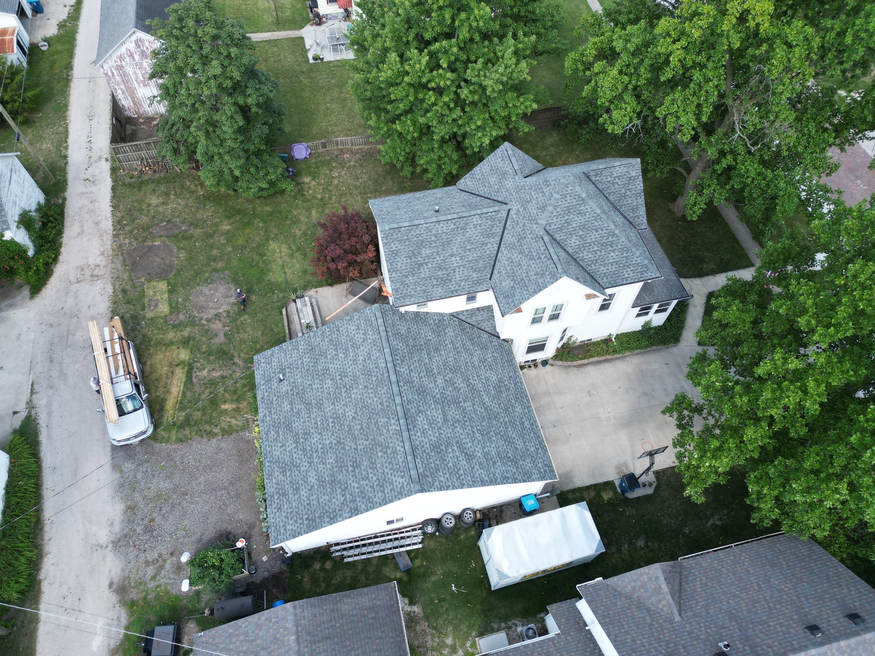 Residential Roofing Installation using GAF Timberline HDZ Shingles by Zephyr Roofing