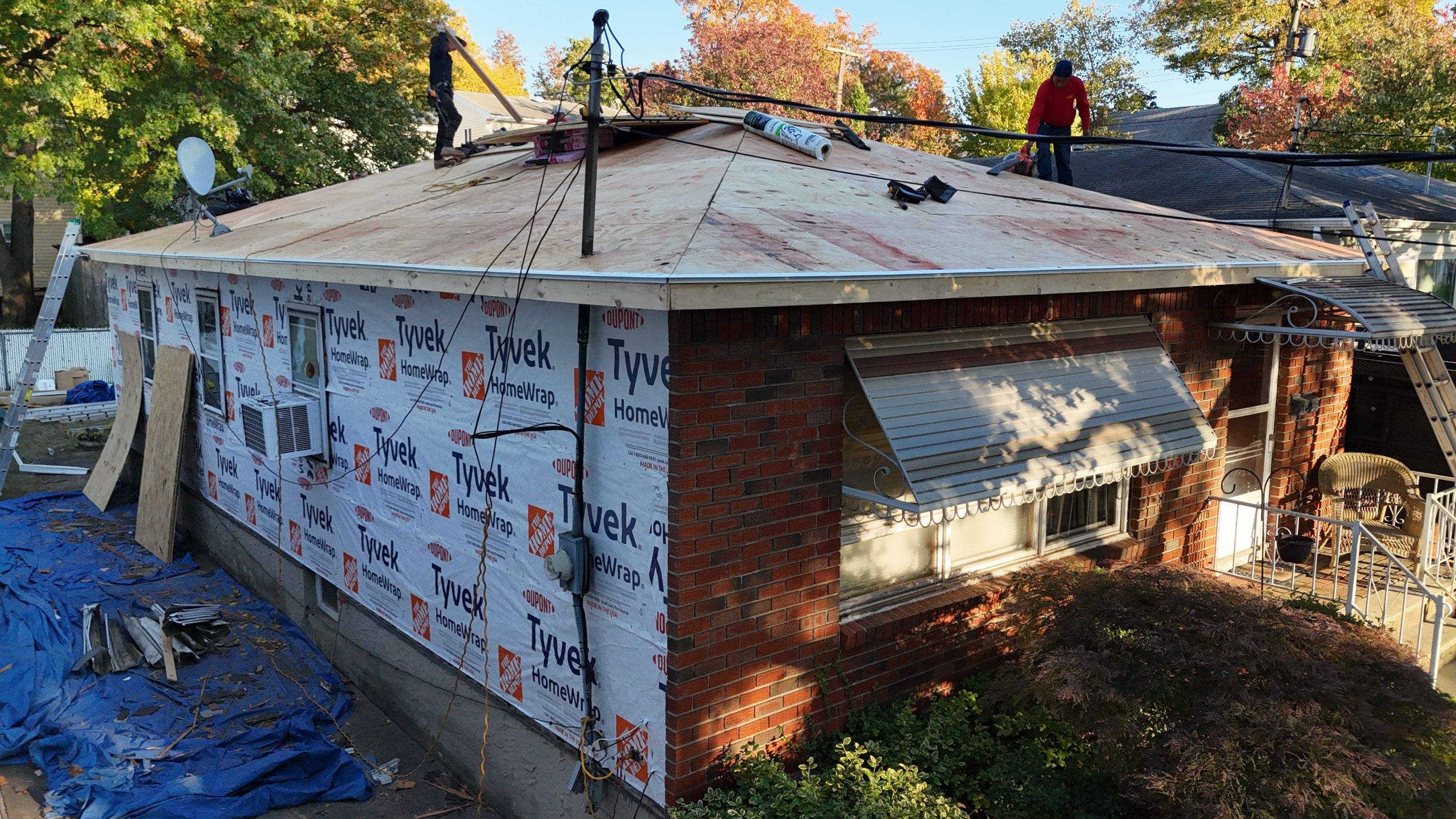 Full Exterior Remodel Project in Staten Island, NY. by All State Home Improvement Inc.