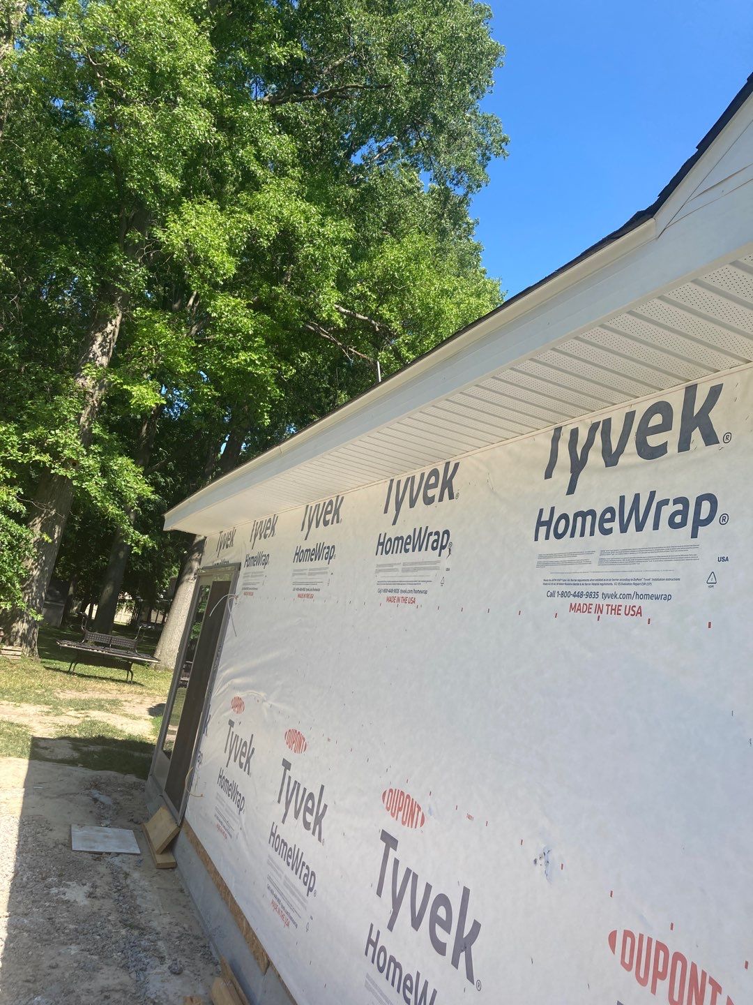 Gutter Installation using 5" Seamless Aluminum Gutters by Absolute Roofing and Construction