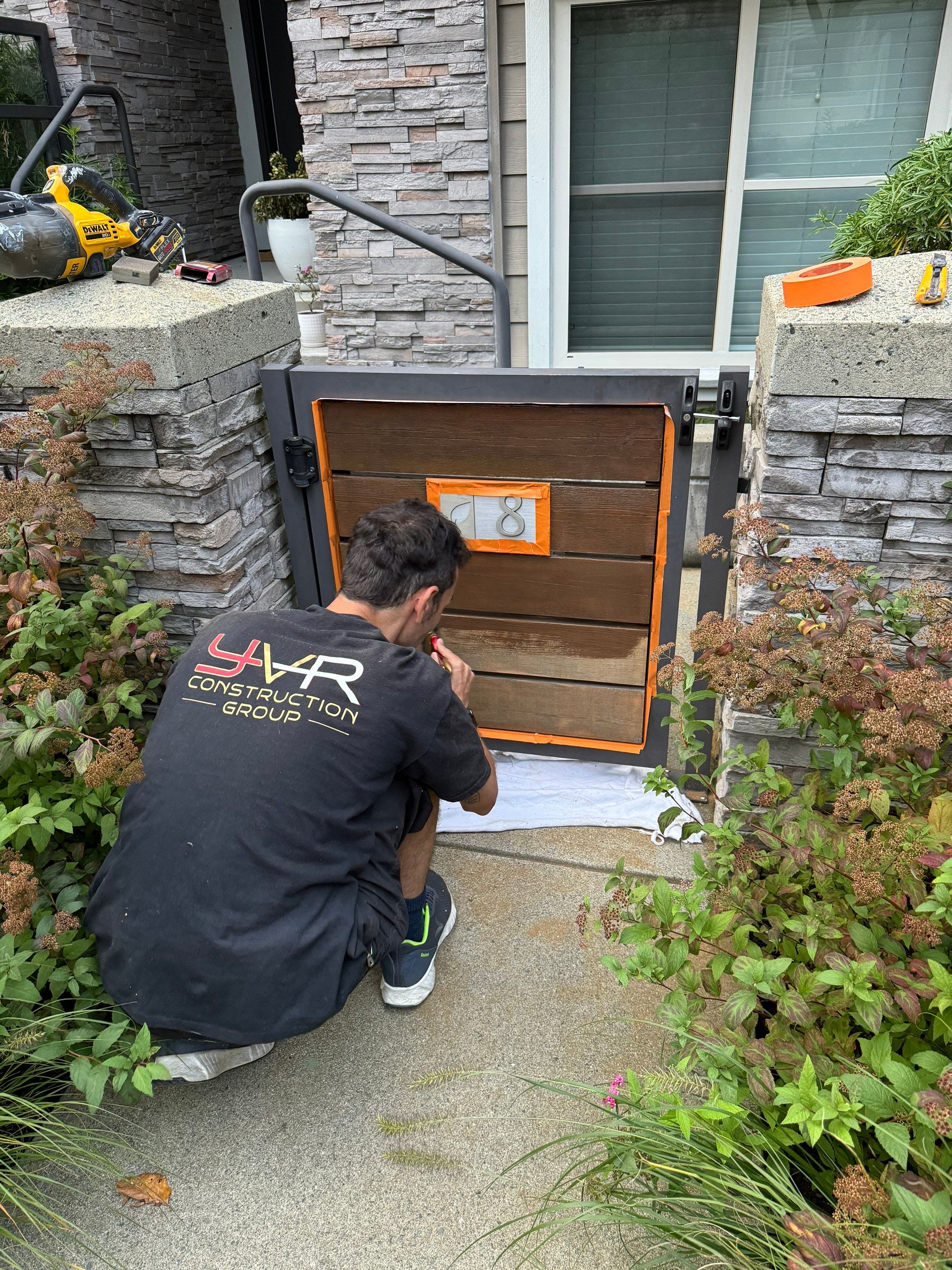 Gate Staining Project by YVR Construction Group