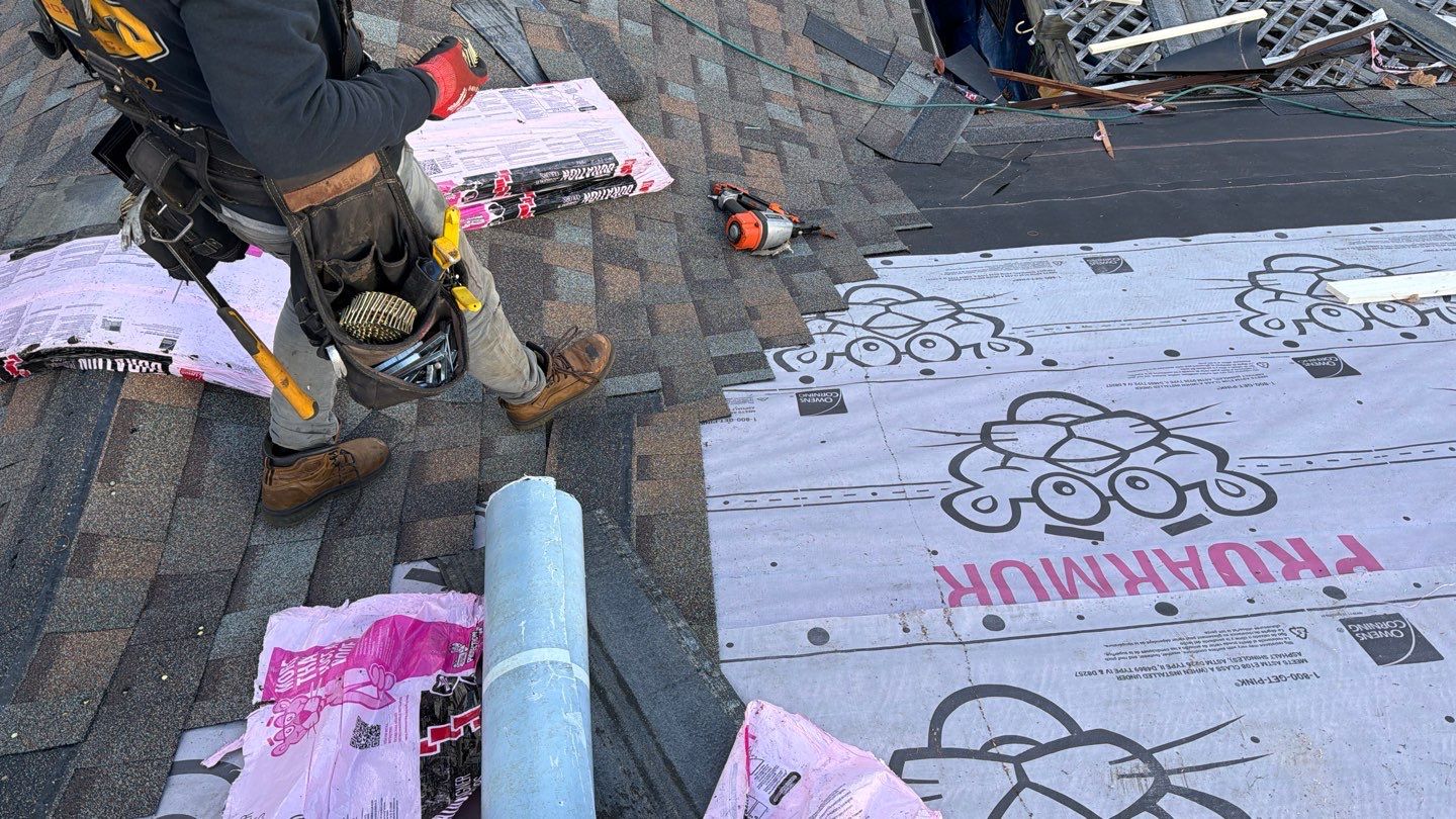 Roof Replacement using Owens Corning Aged Copper by 180 Contractors