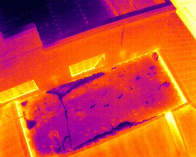 Commercial Roofing Inspection using Thermal Imaging Drone  by Stendahl Services
