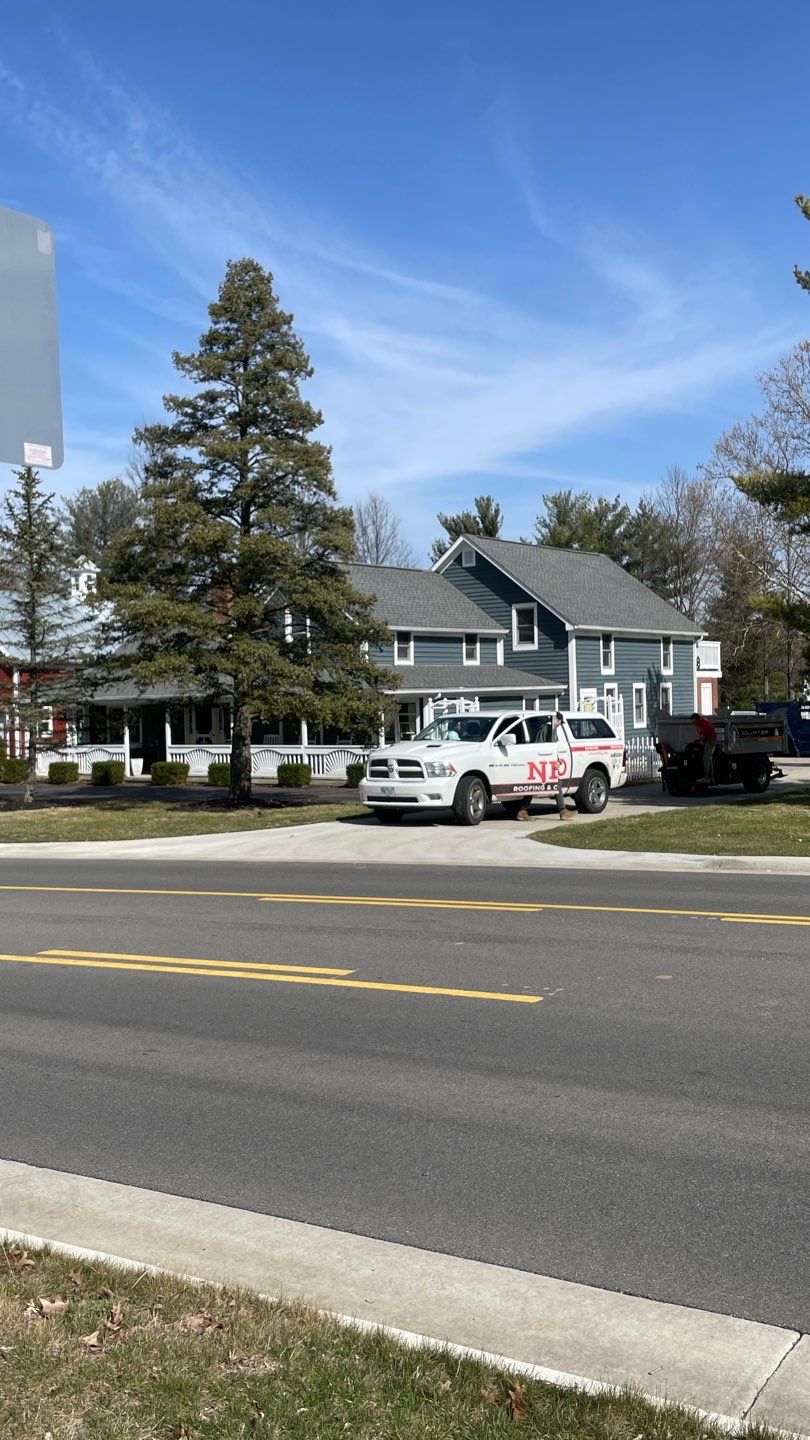 Residential Roofing Installation using GAF Timberline HDZ Williamsburg Slate  by Nitro Roofing and Construction