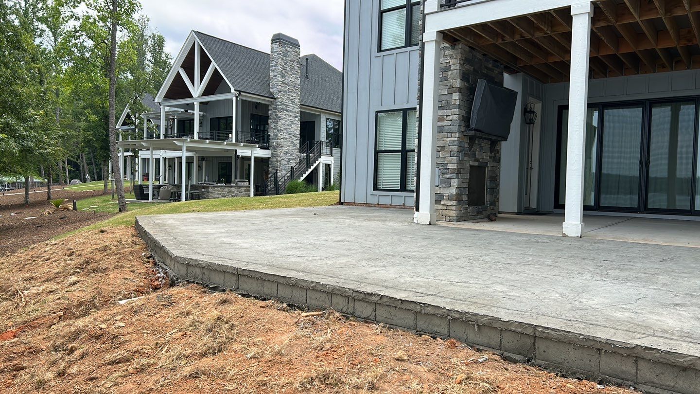 Stamped Concrete Patio by Xtreme Concrete Services