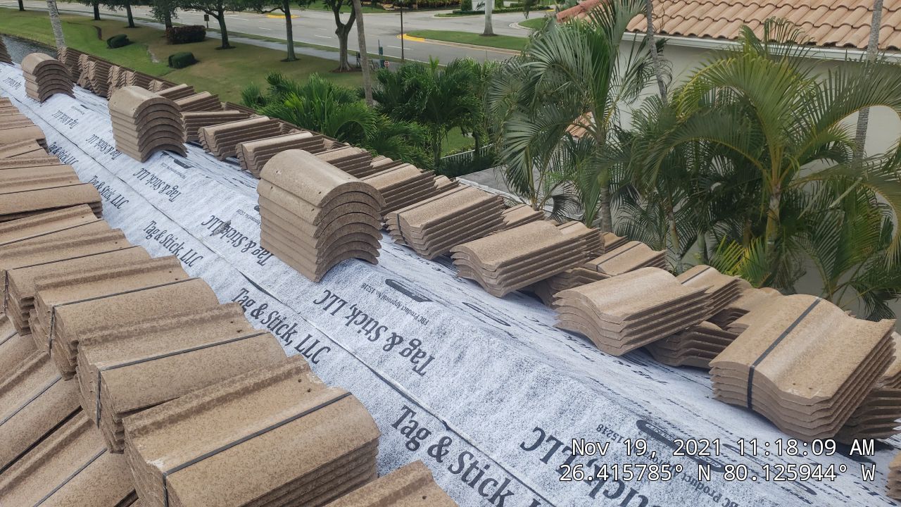 Residential Roofing Installation using Crown by BLUES BROTHERS CONSTRUCTION CORP