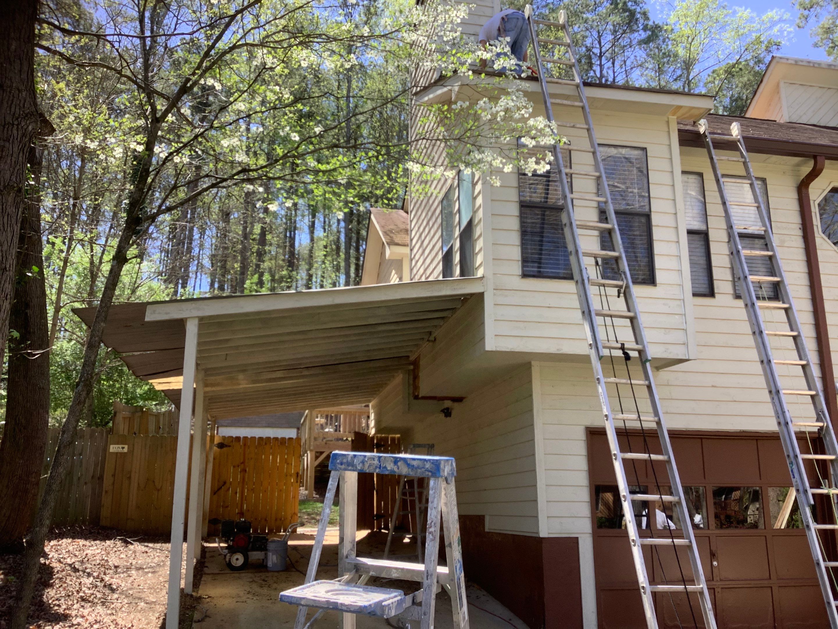 Residential Exterior Painting and Trim Restoration in Kennesaw by Swift Home Renovations