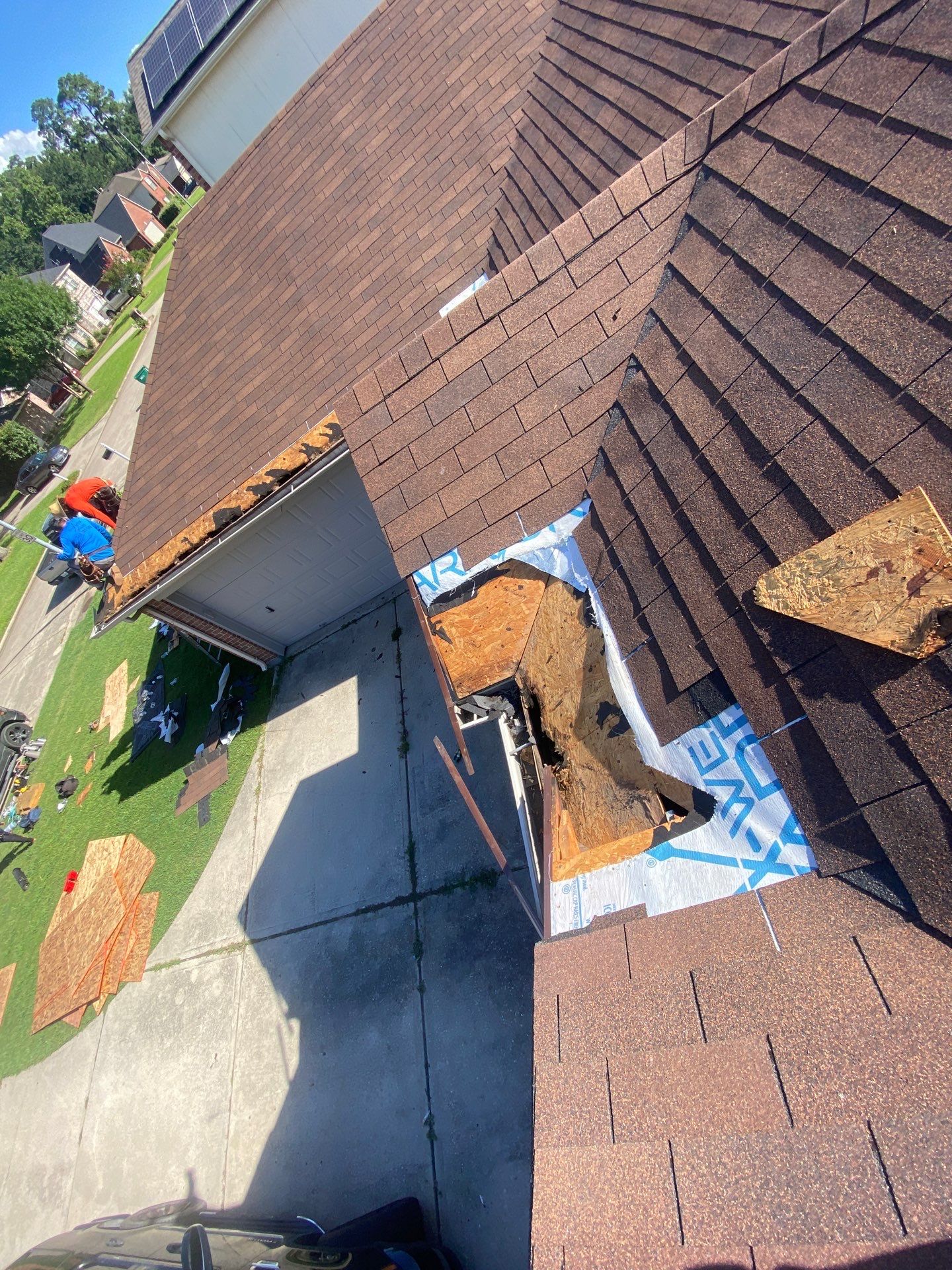 Residential Roofing Repair using Owen's Corning Duration (Lifetime) Shingles by Roof Repair Company