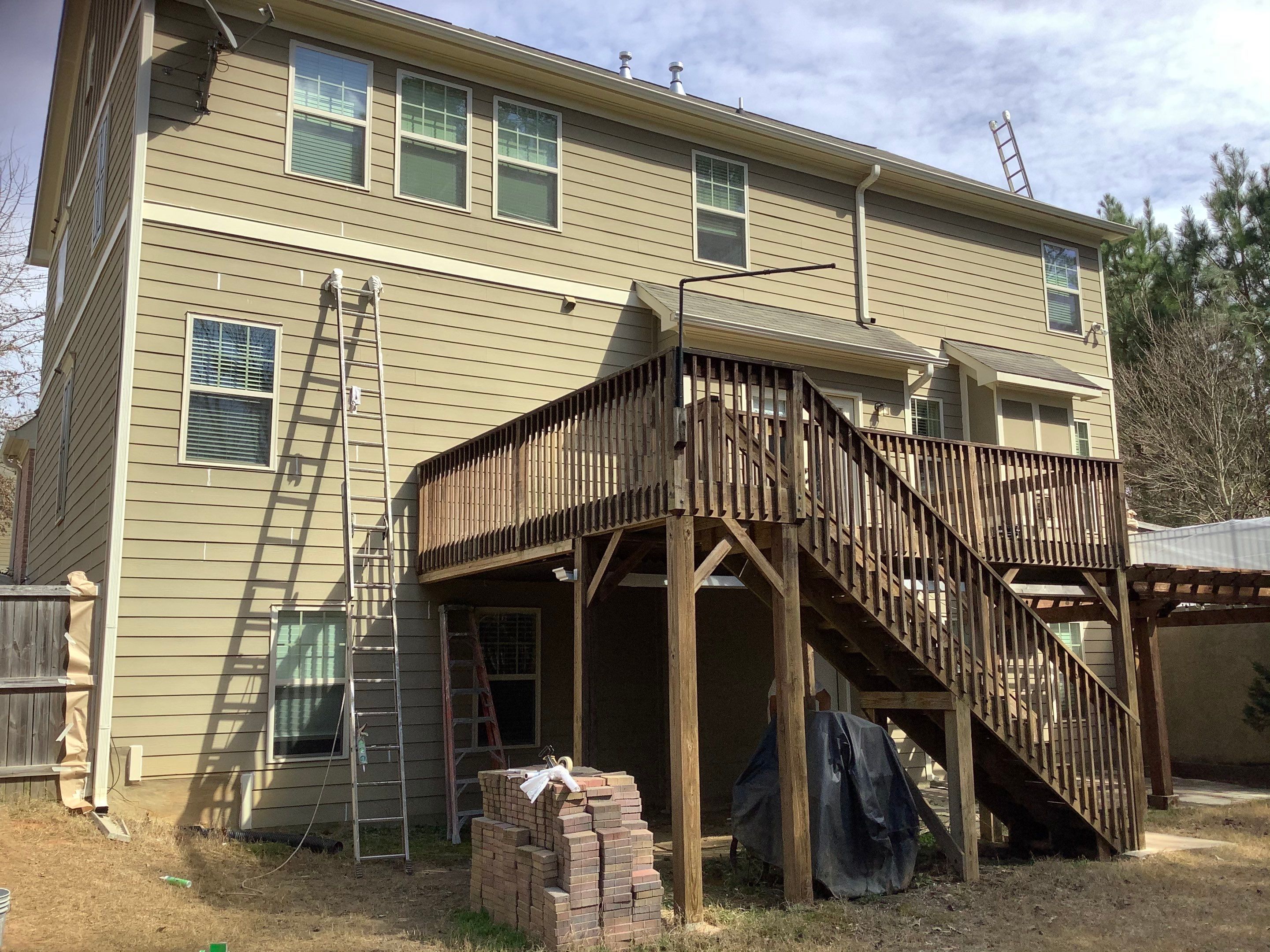 Full Exterior Home Painting and Siding Refresh in Marietta by Swift Home Renovations