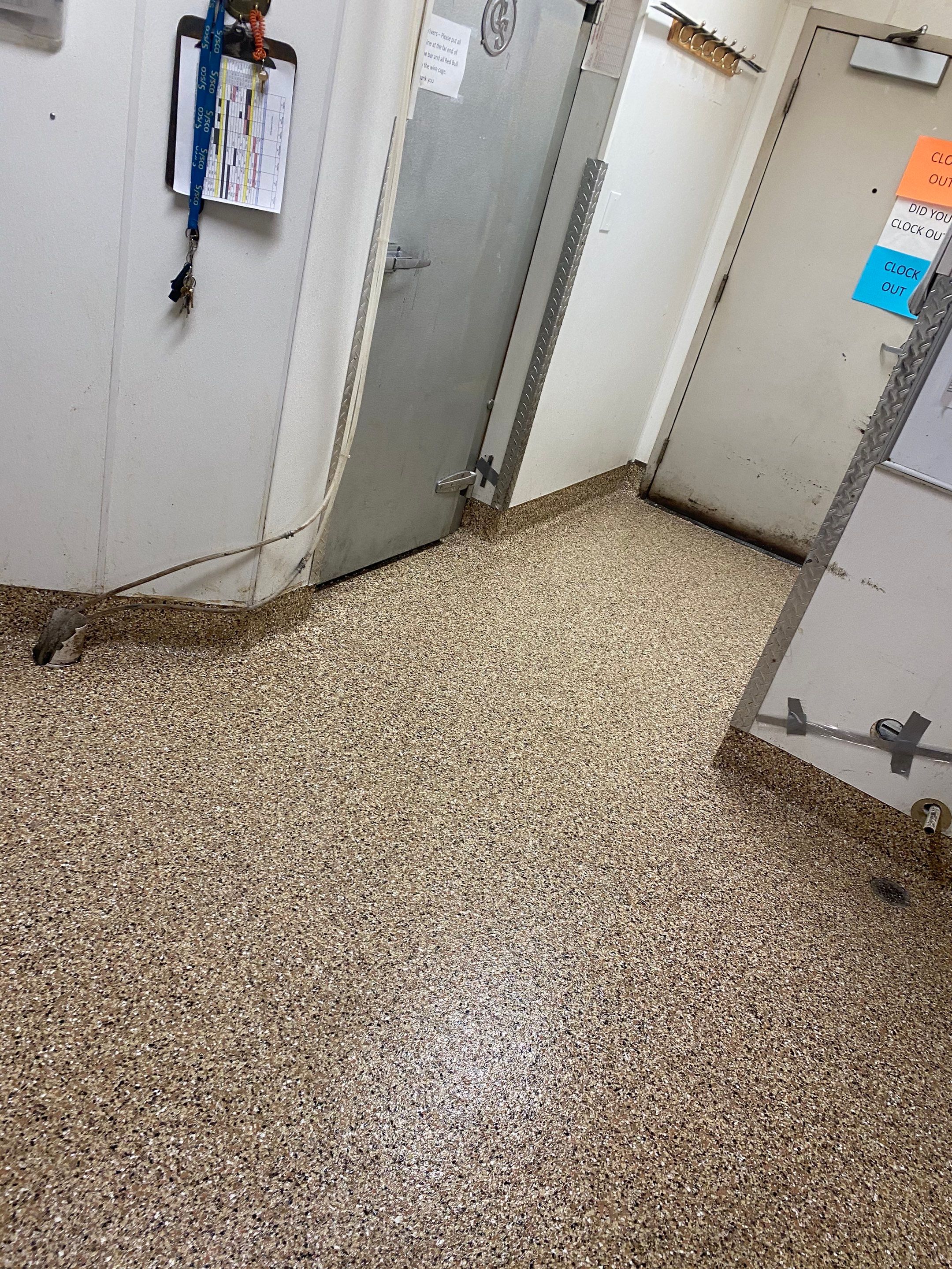 Commercial Floor Transformation using Penntek Evolution System by Croc Coatings, LLC