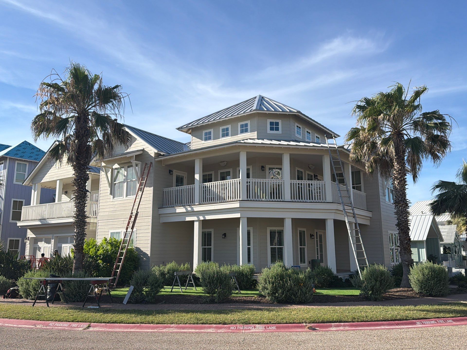 Residential Roof Replacement using 24 GA Double-Lock - Match Dove Grey by Action Exteriors Austin