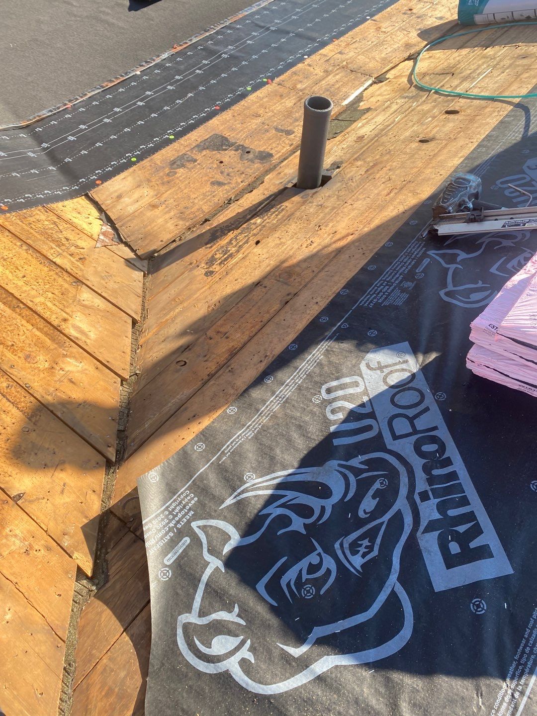 Residential Roofing Installation using Ownens Corning Duration Brownwood by Absolute Roofing and Construction