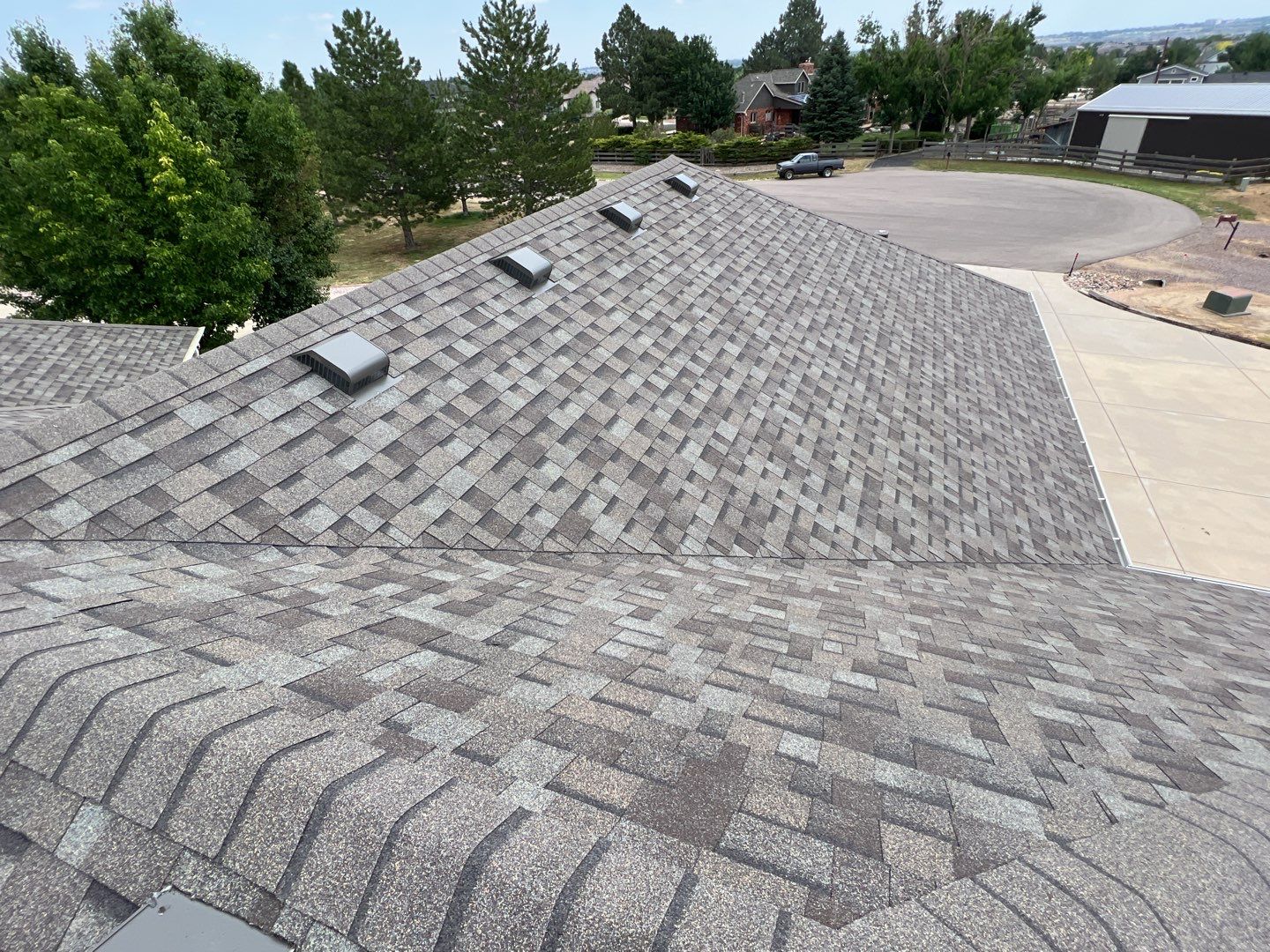 Residential Roofing Installation using Owens Corning TruDefinition - Driftwood  by A to Z Roofing