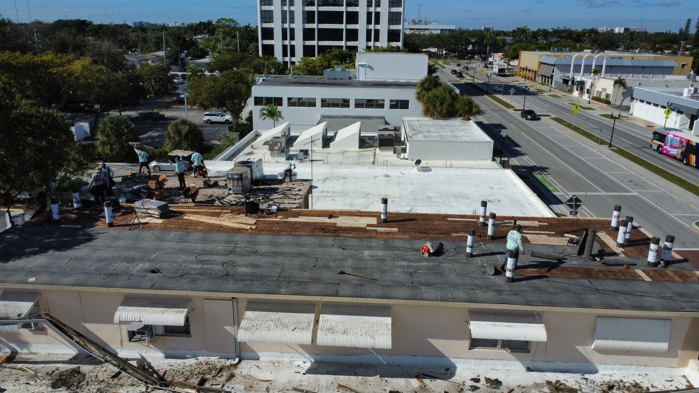 Hollywood Blvd., Hollywood, FL by G&J Roofing 