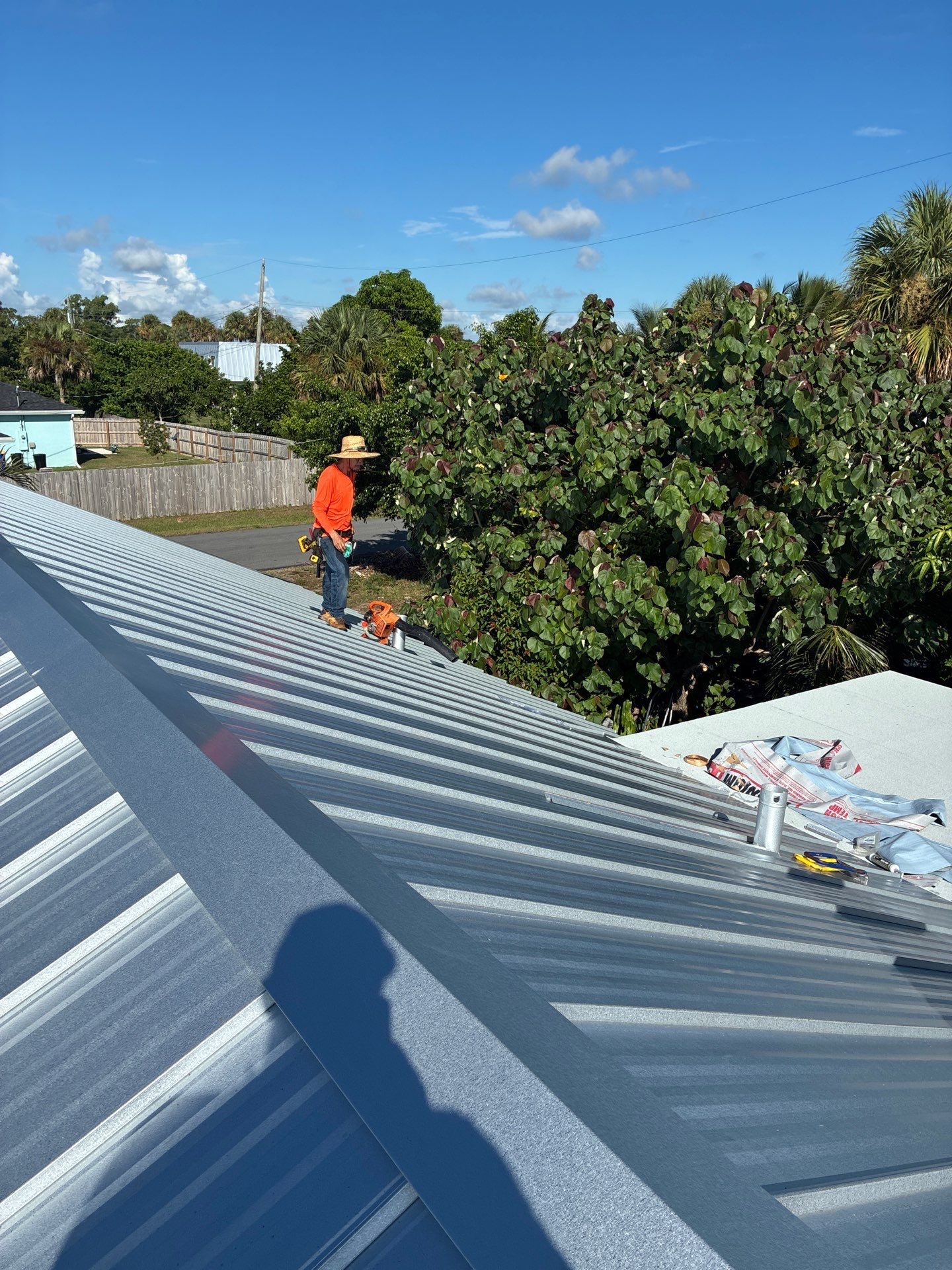 24ga 1" Nail-Strip Mill Finish by Total Roofing System The Metal Roof Experts