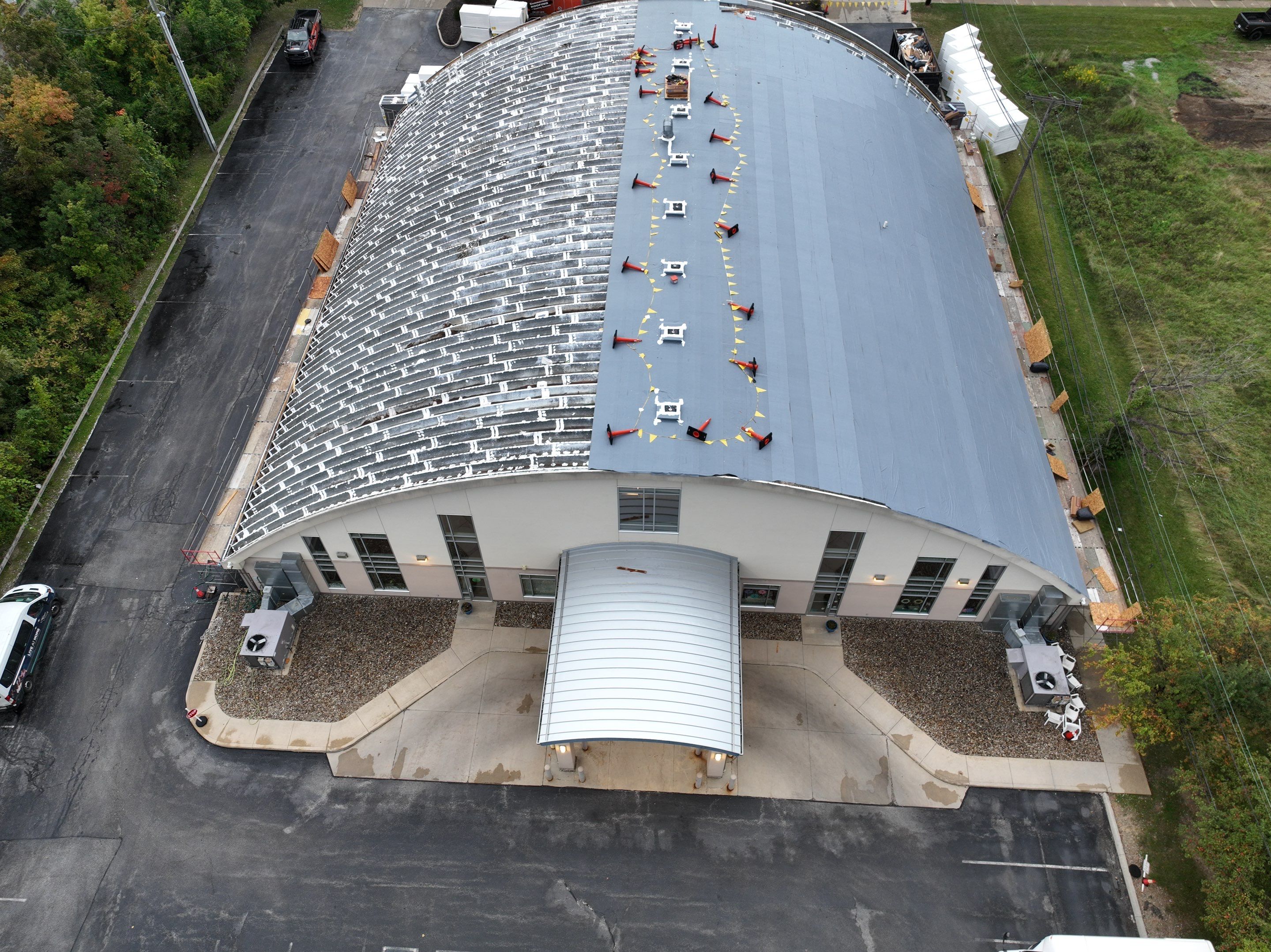 Project in Warrensville Heights by Commercial Roofing and Coating Systems 