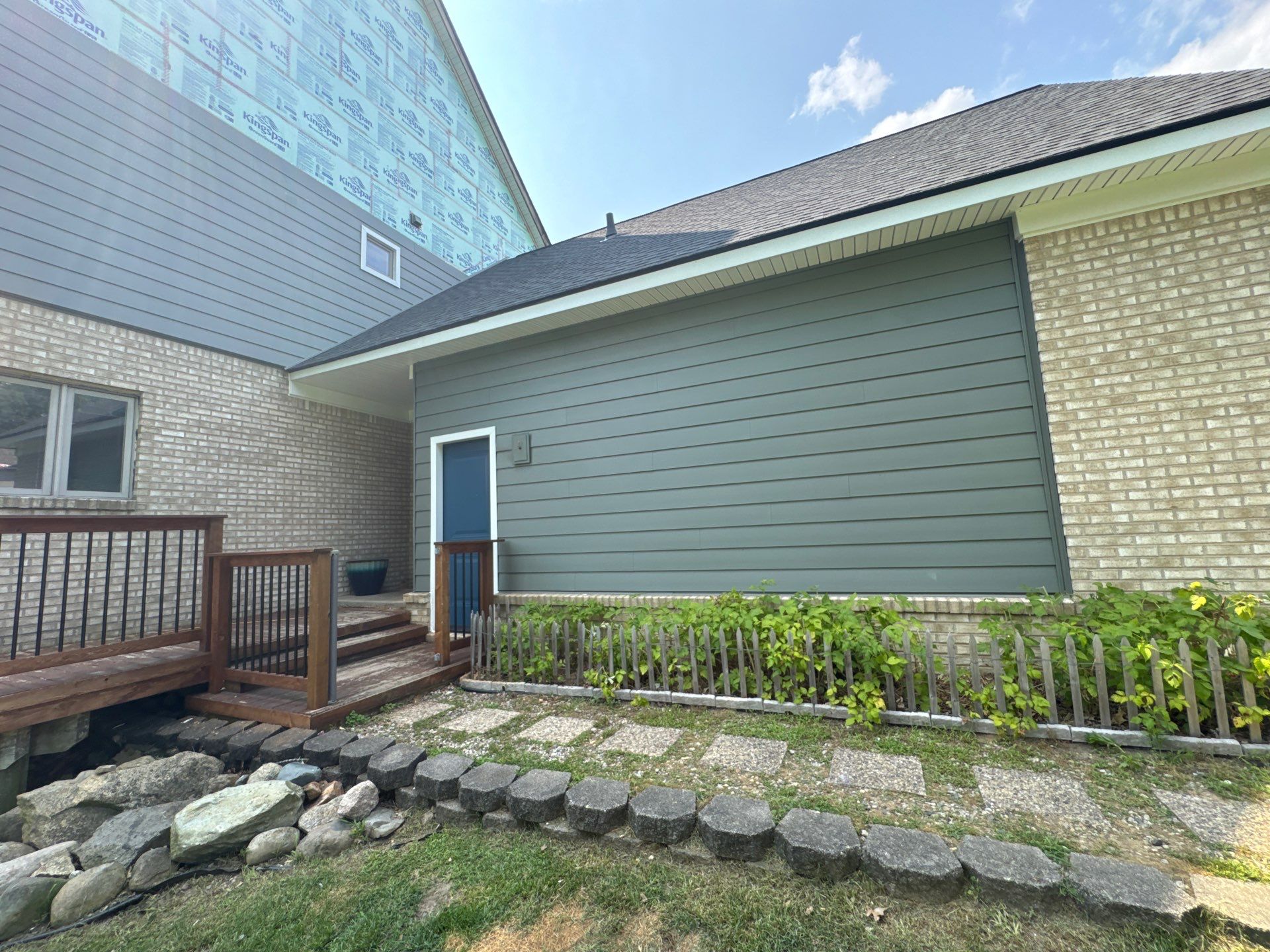 Siding Replacement using Alside Mountain Fern by 180 Contractors