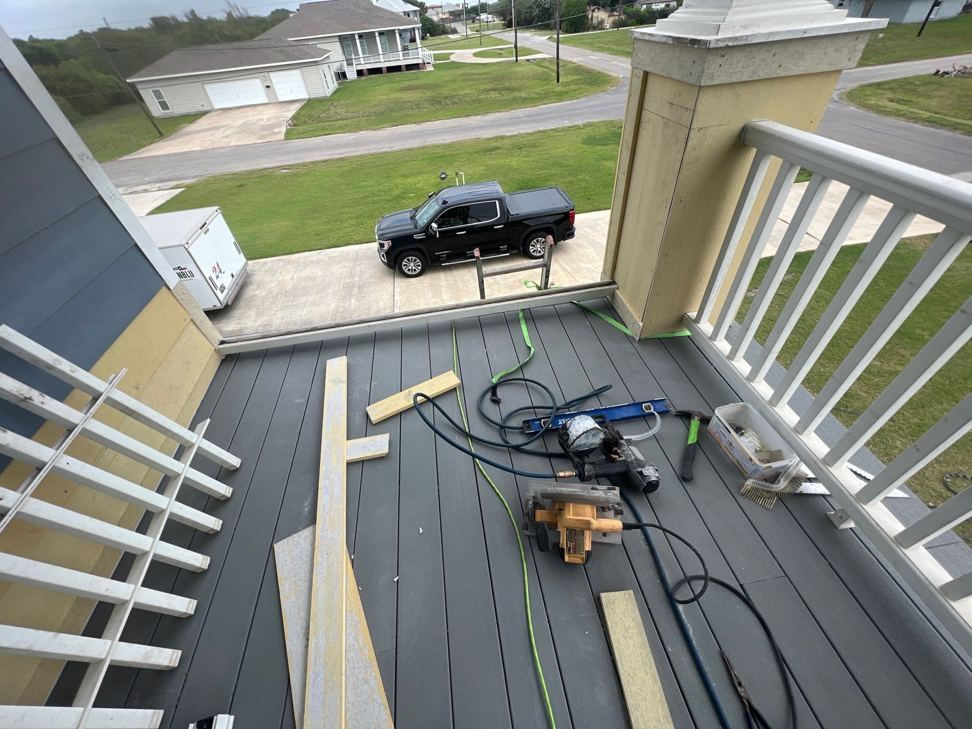 Portland Shore Porch Build by Bayfront Roofing and Construction