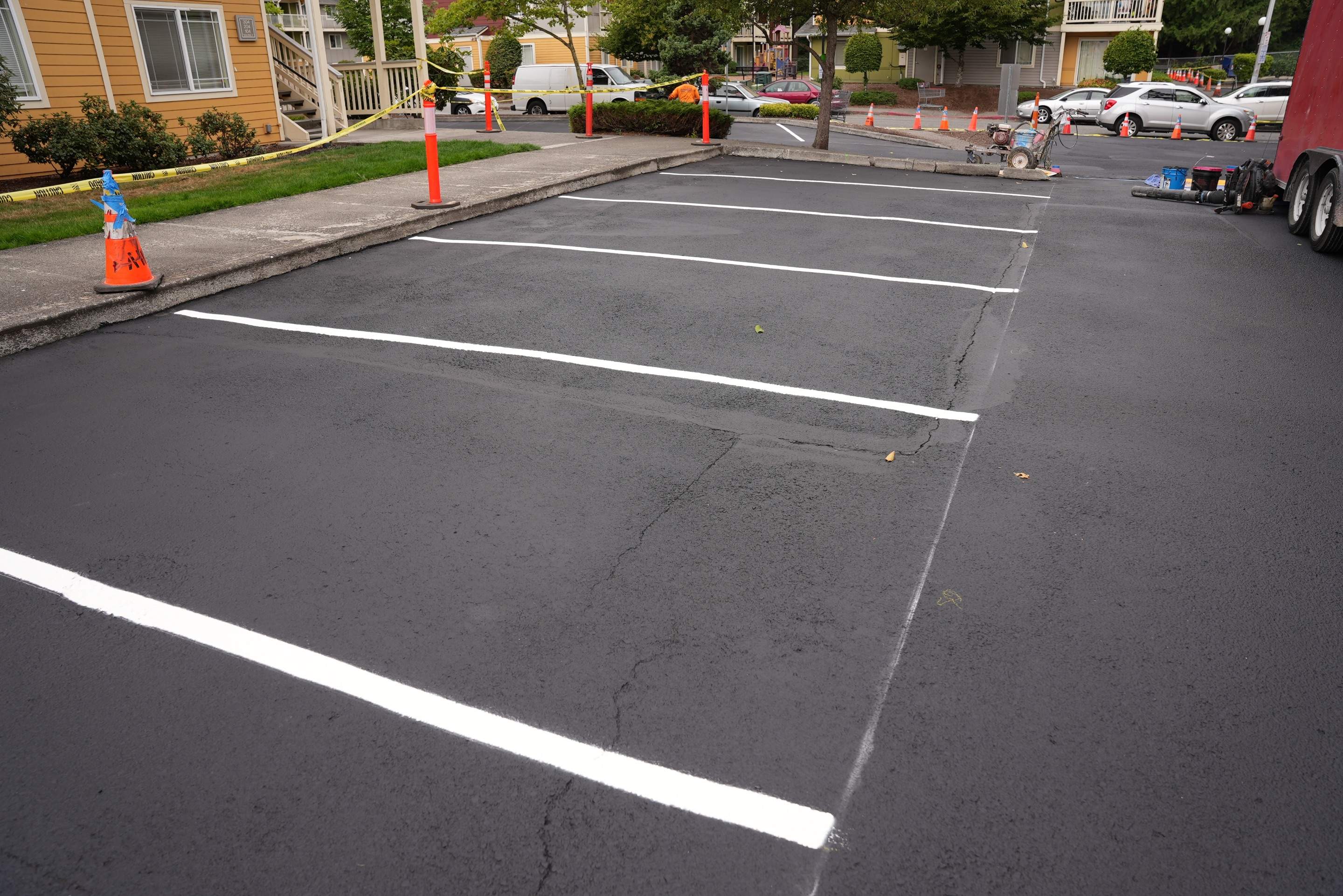 Mercy Housing | Sealcoating & Striping by Jireh Asphalt & Concrete Inc 