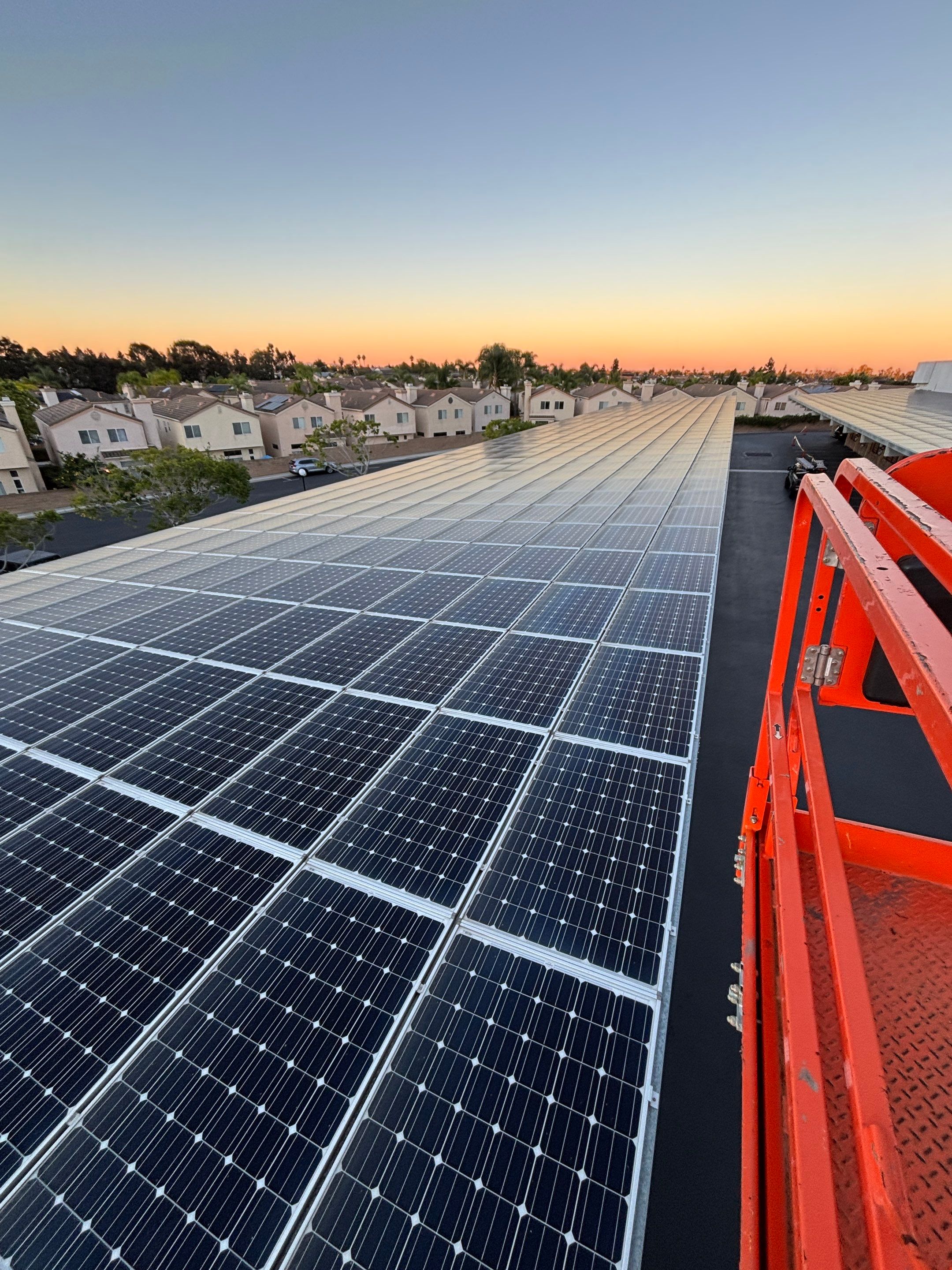 Commercial Solar Panel Cleaning by Palm Coast Solar Cleaning